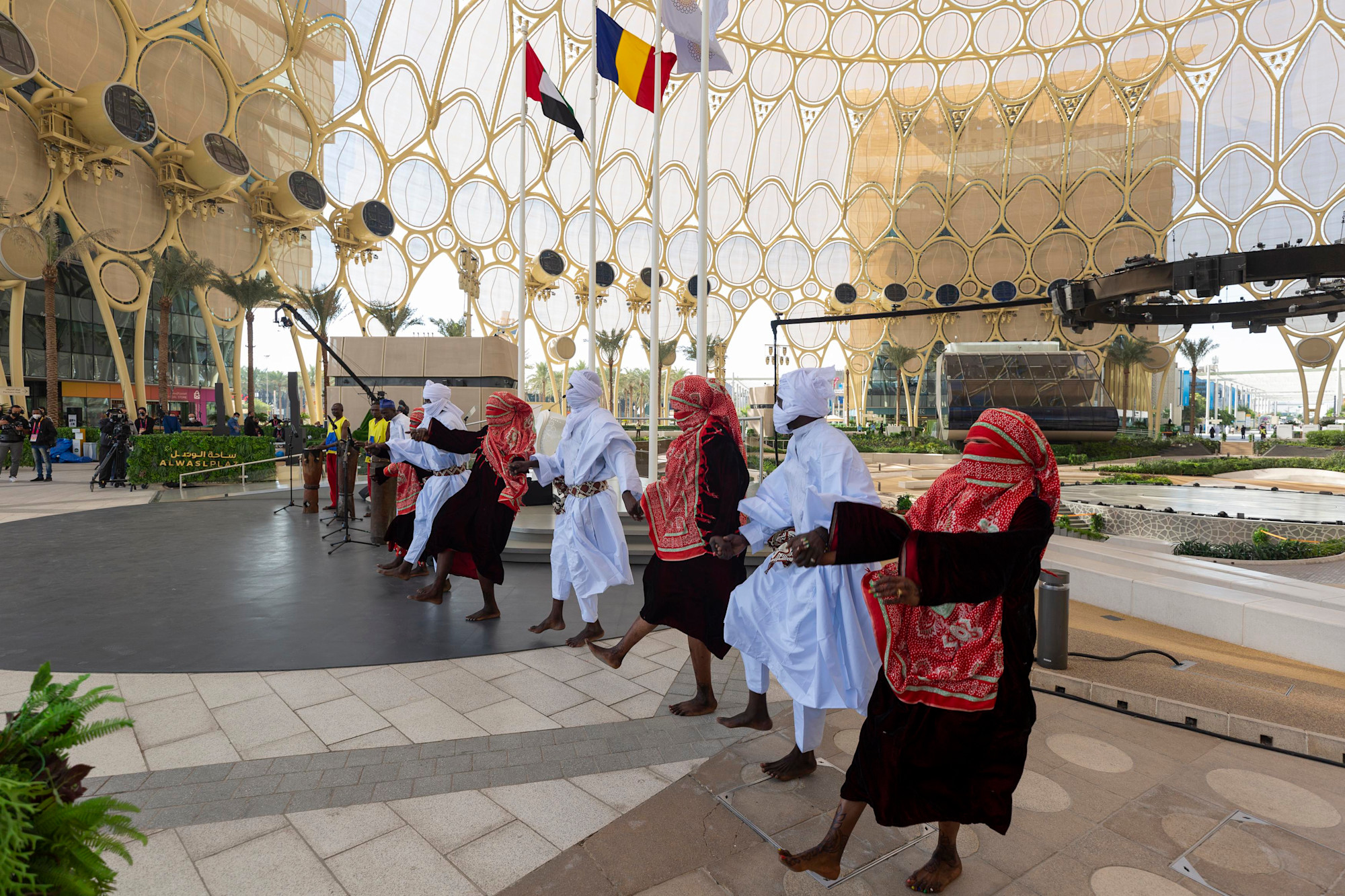 Cultural performance during Chad National Day Ceremony at Al Wasl m31726
