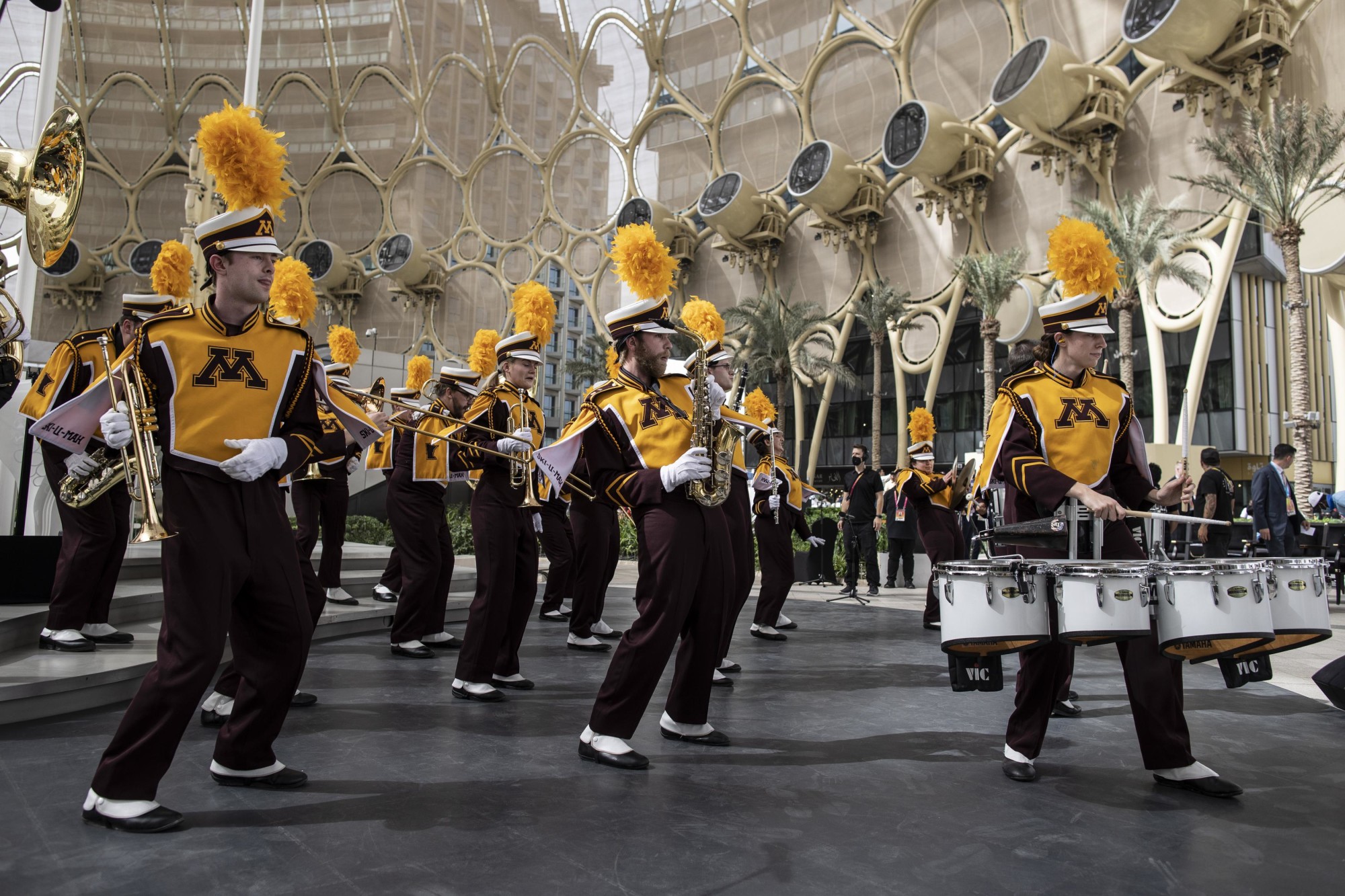 A cultural performance seen during the USA National Day Ceremony at Al Wasl m59361