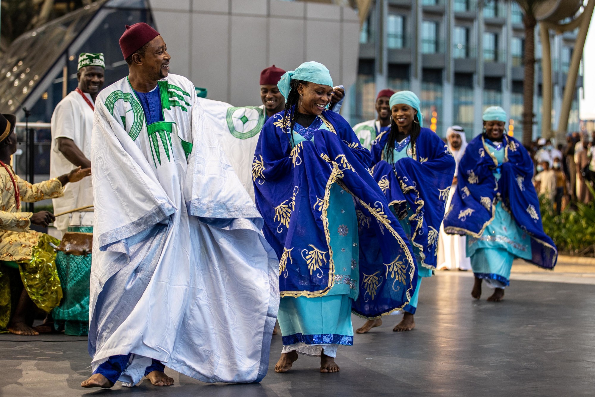 Cultural performers during the Nigeria National Day Ceremony at Al Wasl m16269