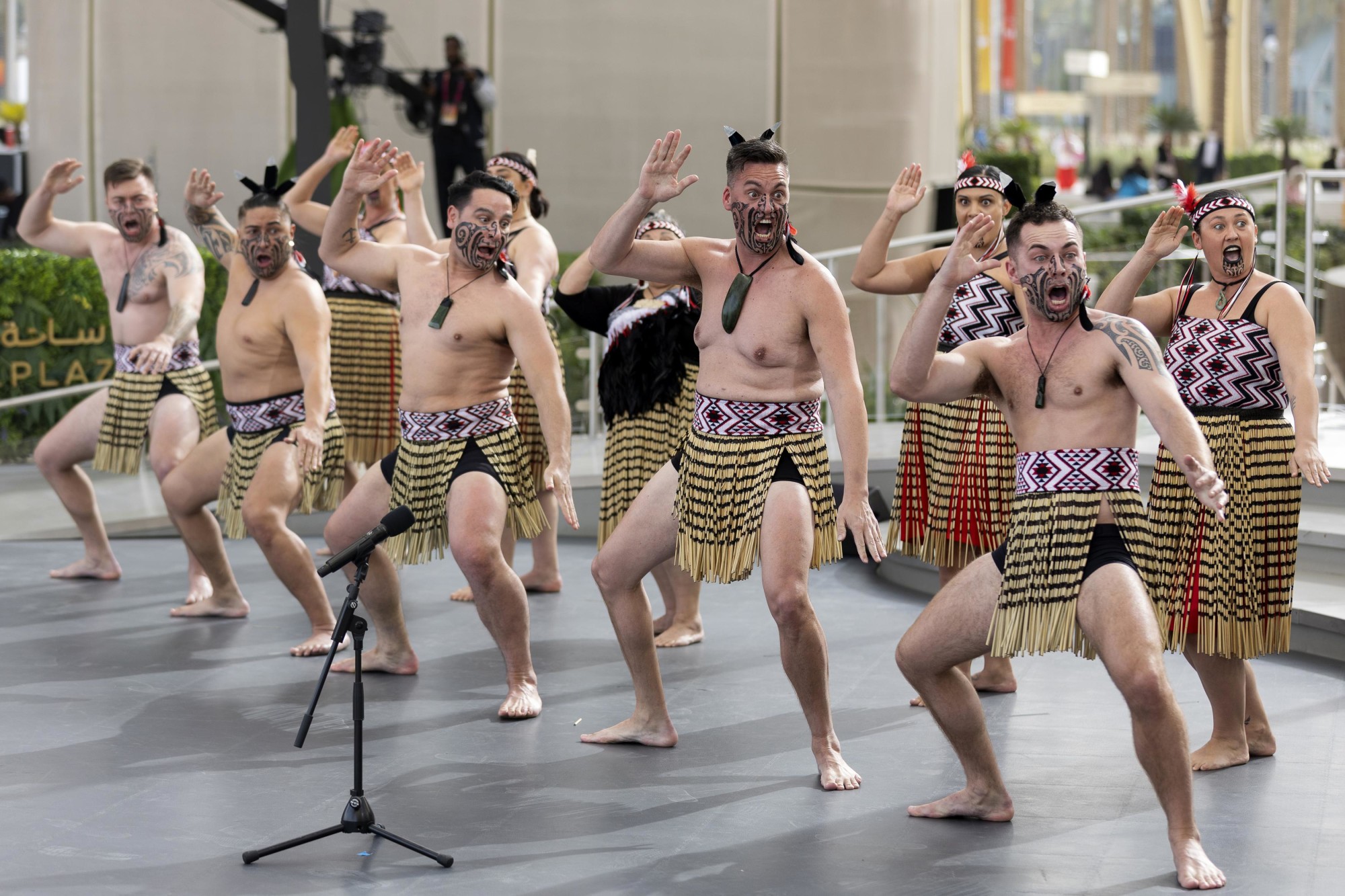 Cultural performance during the New Zealand National Day Ceremony at Al Wasl m40751