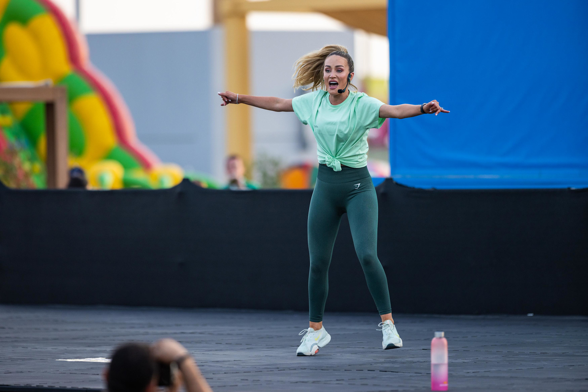 Maeve Madden Fitness Session & World Record Attempt at Expo Sports Arena & Festival Garden m64488