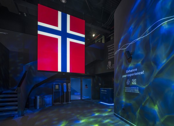 Interior of the Norway Pavilion Web Image m19924
