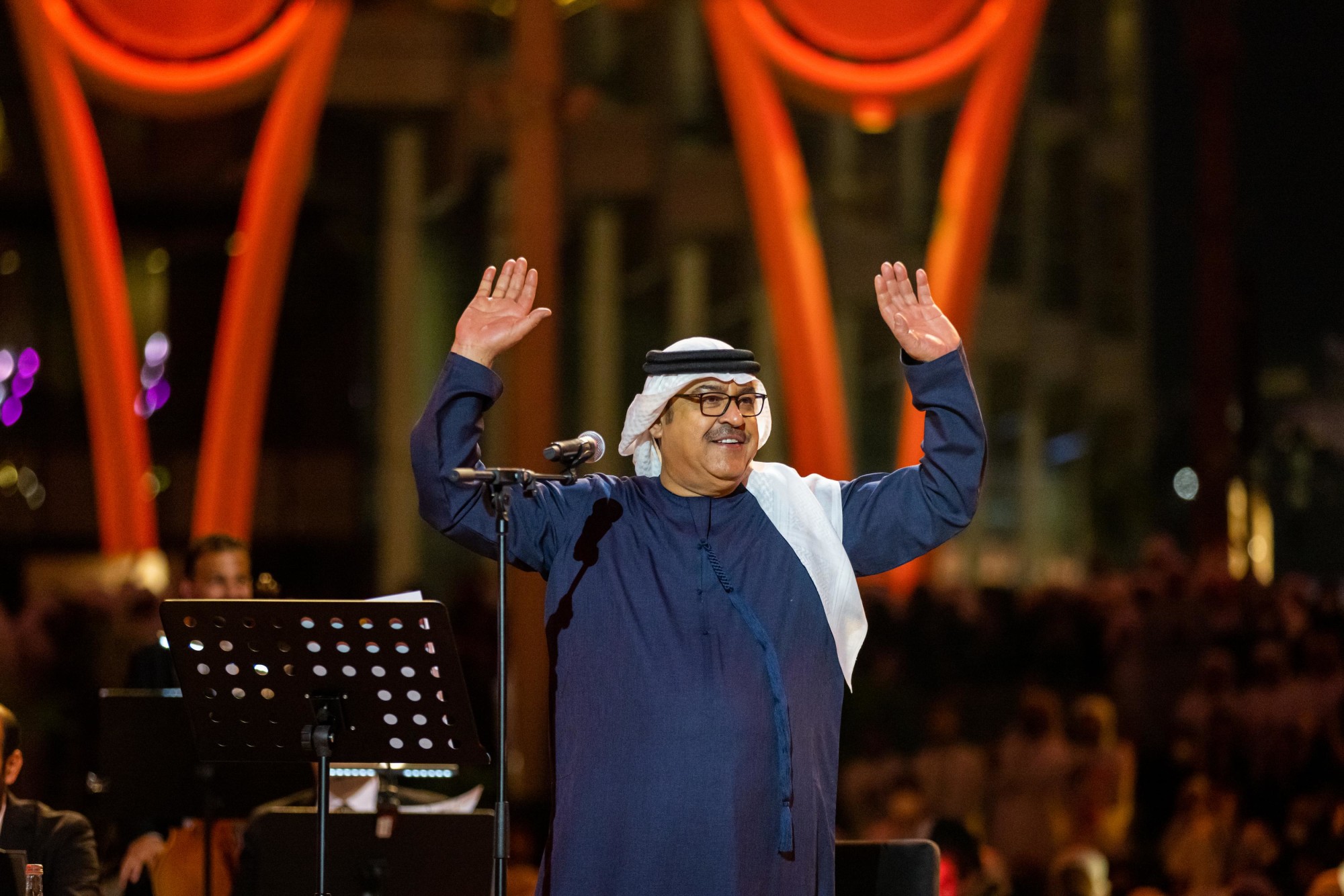 Infinite Nights Mehad Hamad performs on Al Wasl Stage m58621