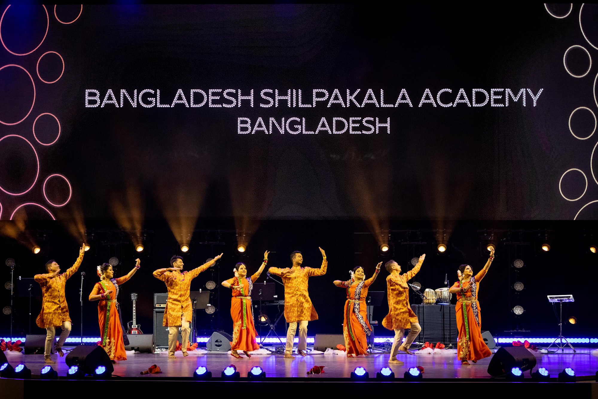 Bangladesh Shilpakala Academy perform at Dubai Millennium Amphitheatre m64510