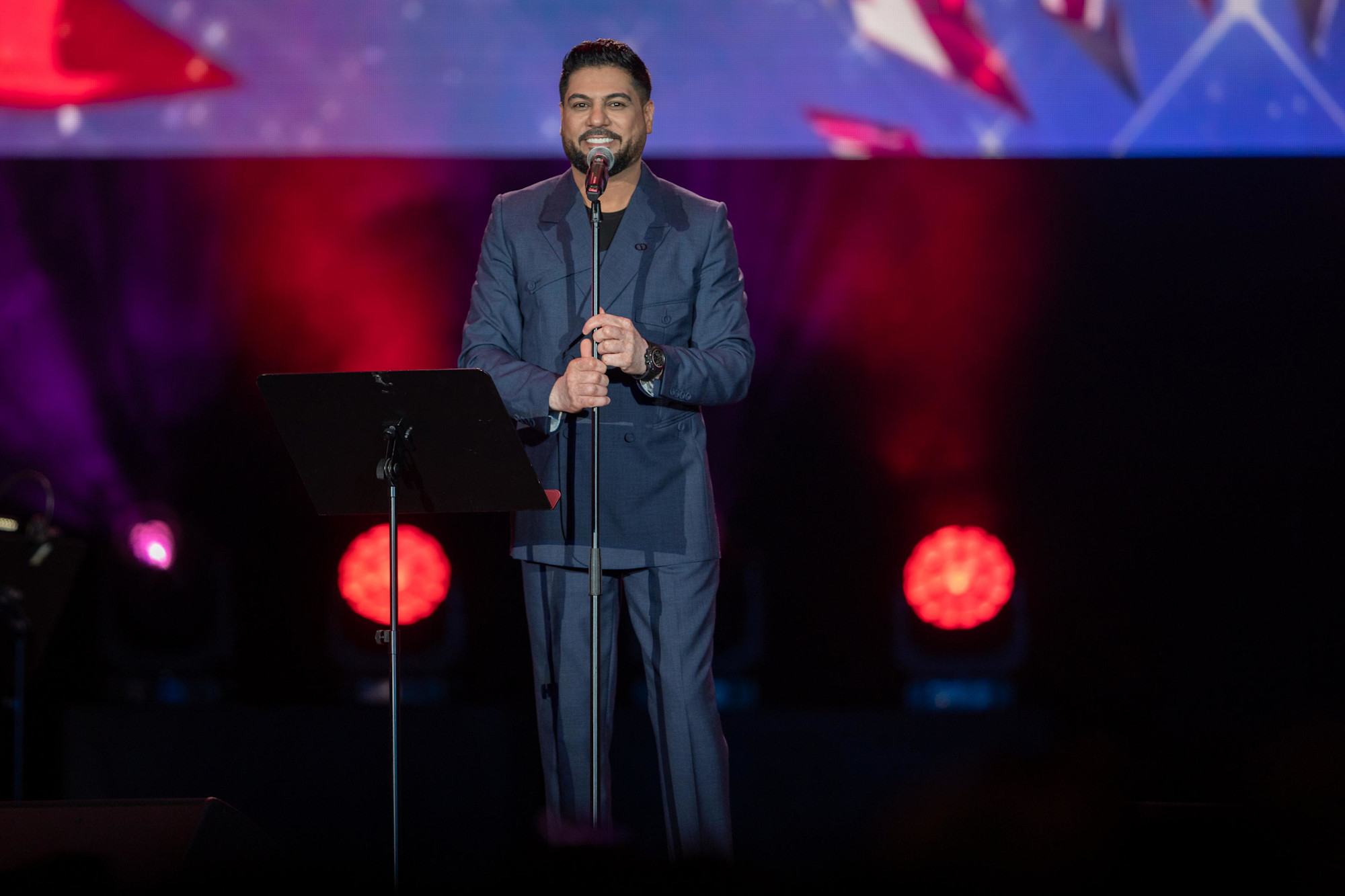 Waleed Al Shami performs at Jubilee Stage m23114
