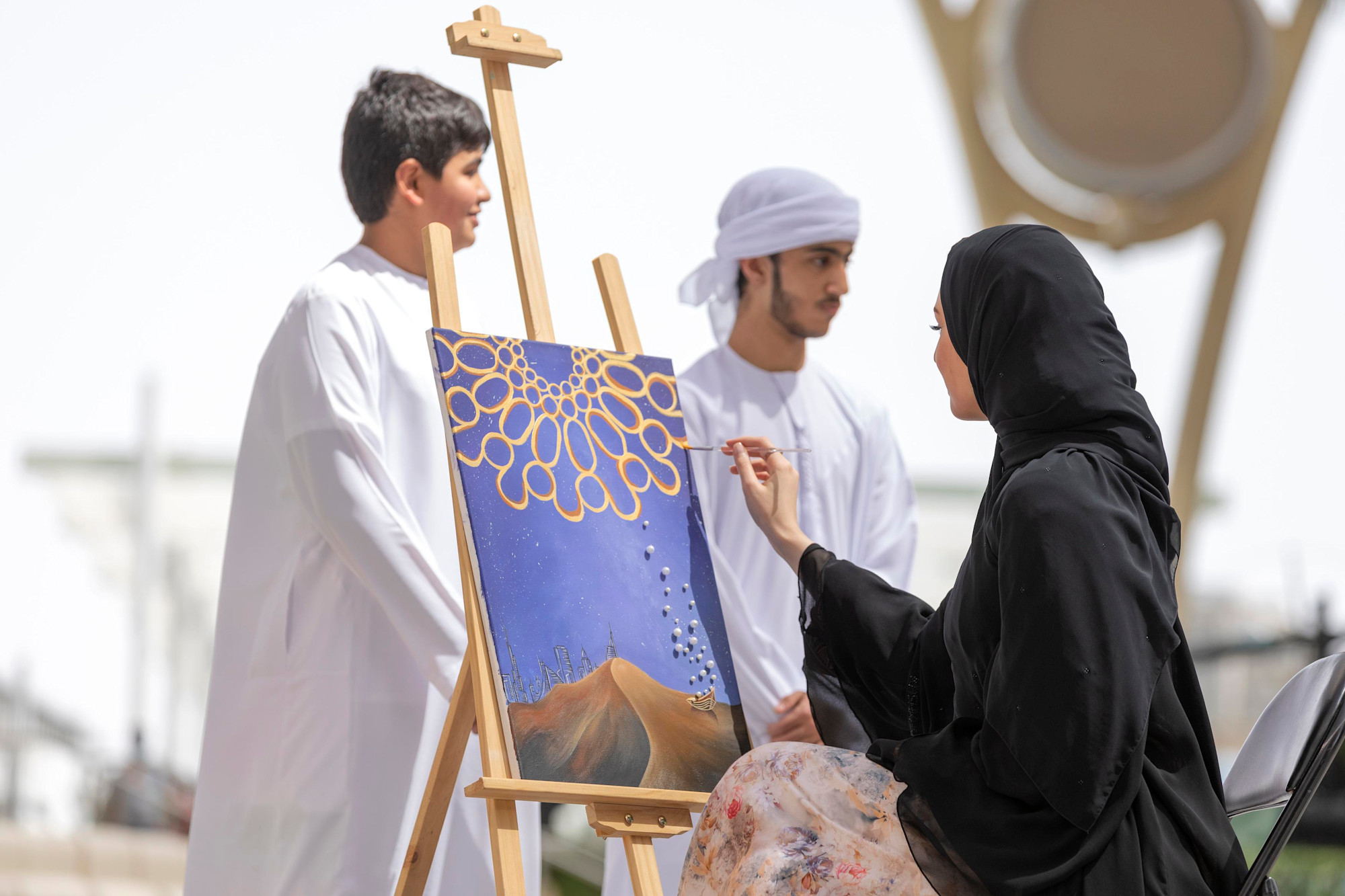 Liwa International School, Abu Dhabi perform during Expo Young Stars at Al Wasl m64420