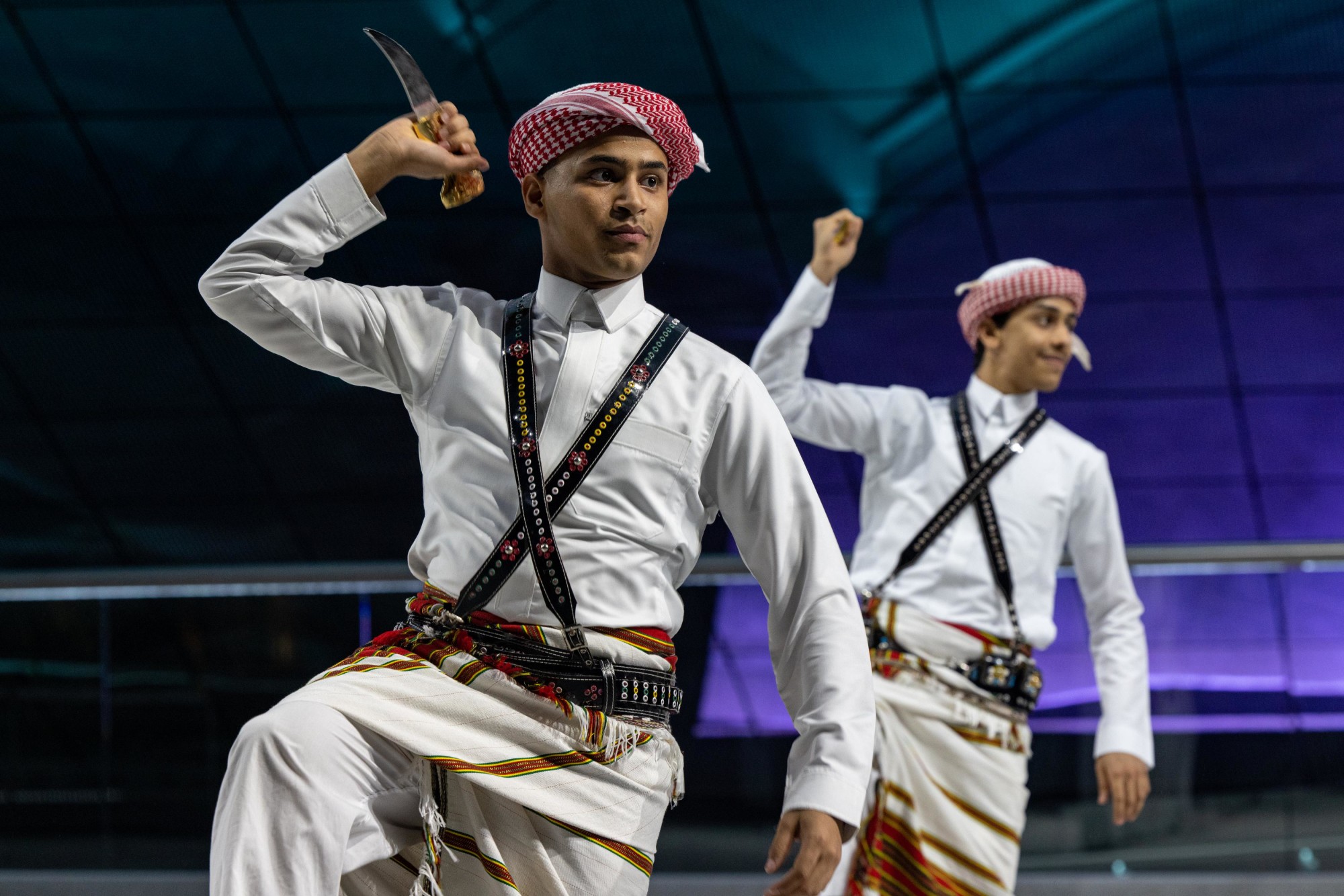 Saudi Folklore Performance at the Kingdom of Saudi Arabia Pavilion m3956