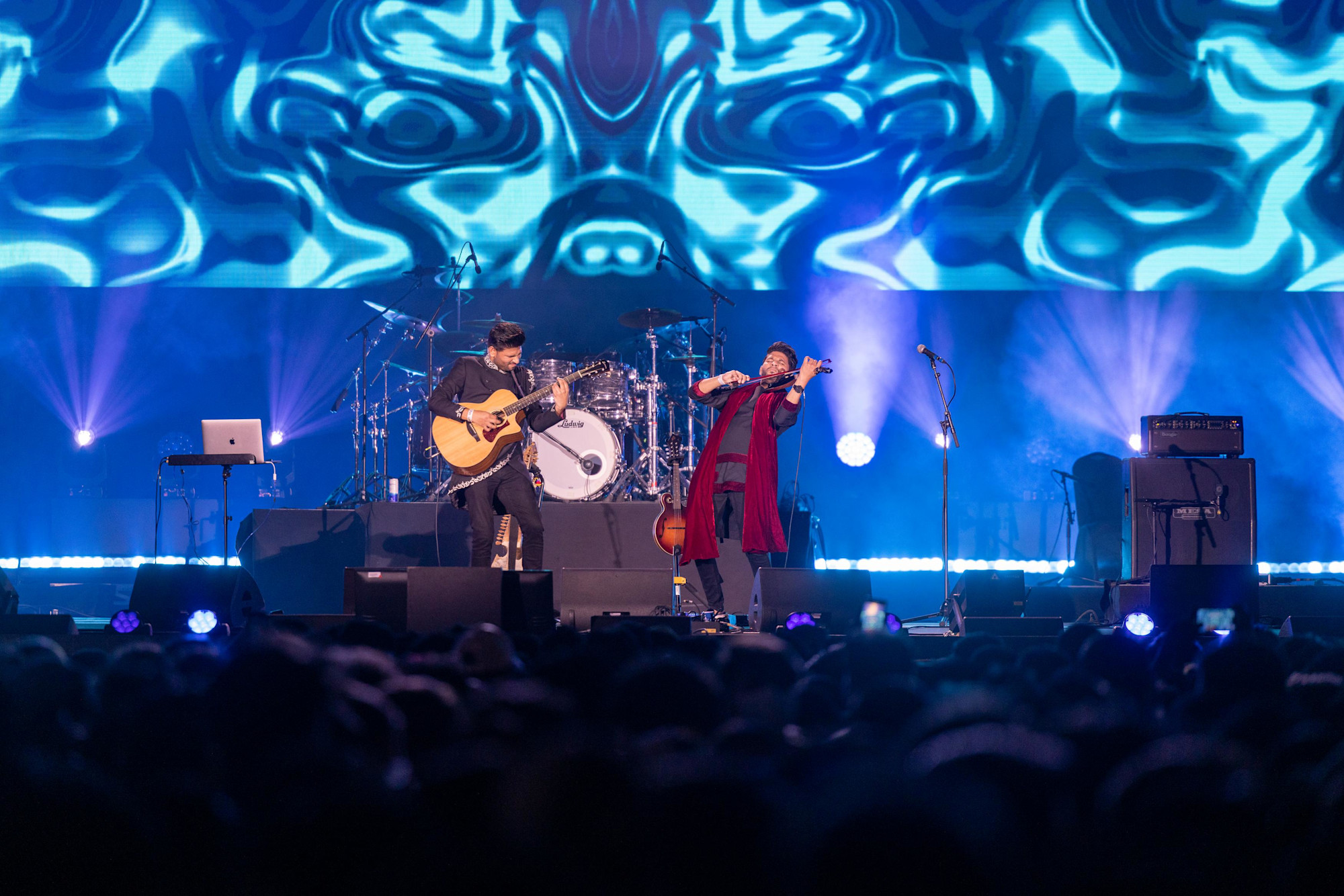 Leo Twins perform during the Land of Colours Concert at Jubilee Stage m68257