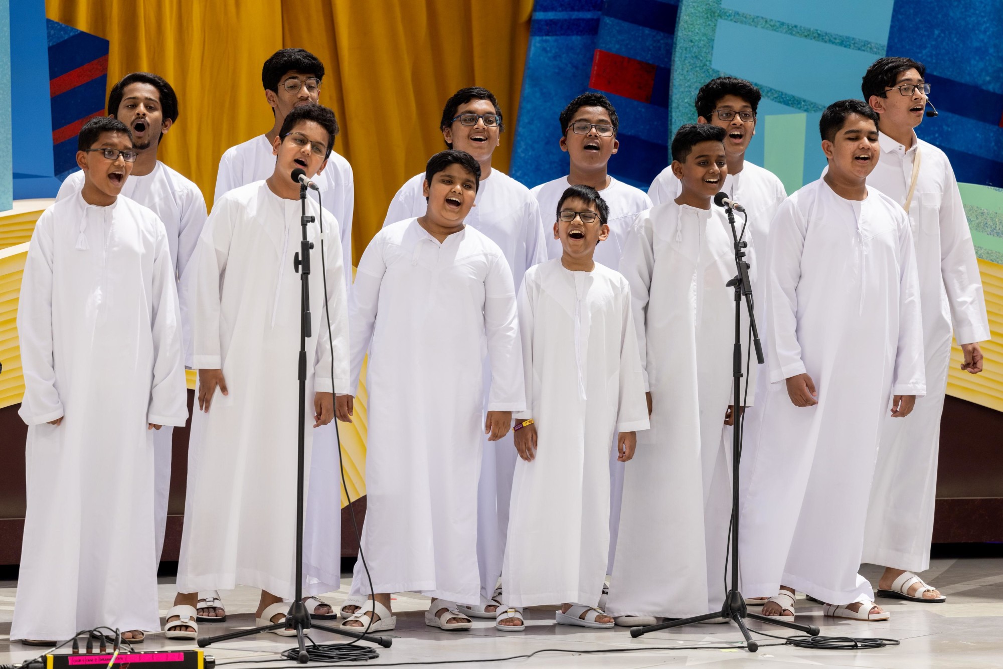 Our Own English School, Boys Branch, Dubai performs during Expo Young Stars at Al Wasl m67277