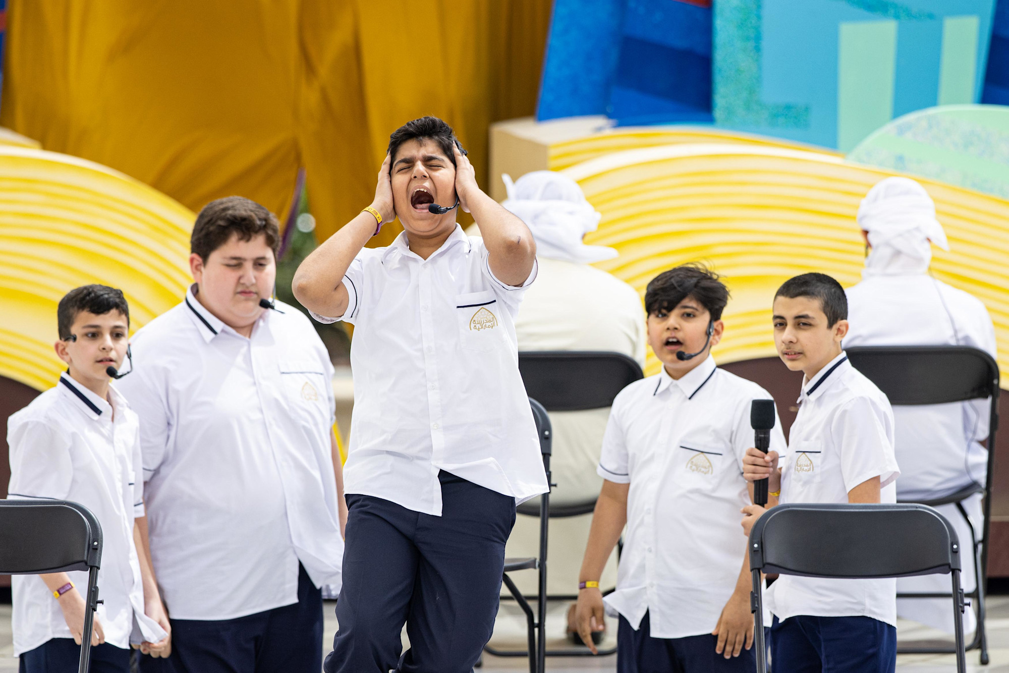 Expo Young Stars Performance by Al Khalidia Cycle 2 & Highschool, Sharjah at Al Wasl Stage m53034