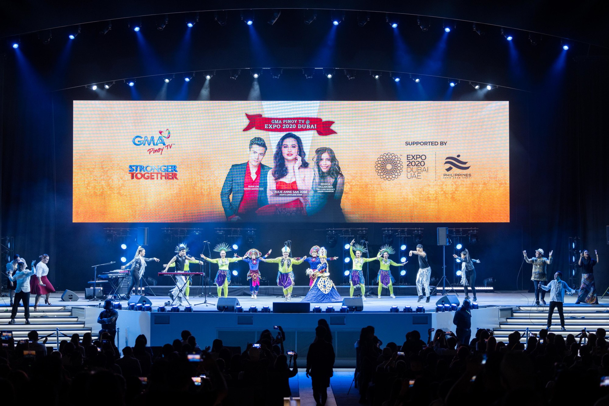 The Stronger Together GMA Pinoy TV concert at Dubai Millennium Amphitheatre m71272