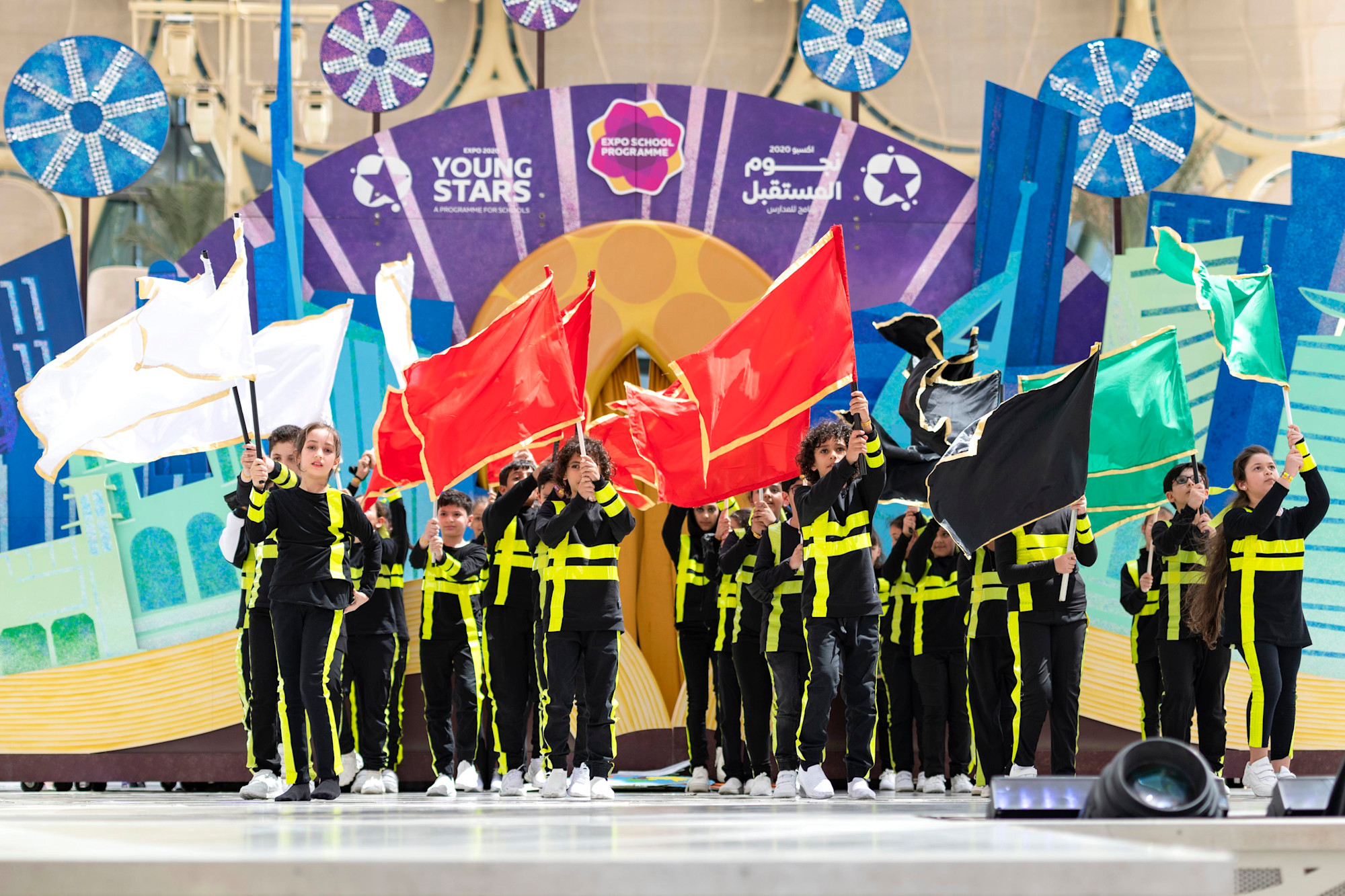 Al Adwa Private School, Al Ain perform during Expo Young Stars at Al Wasl m61595