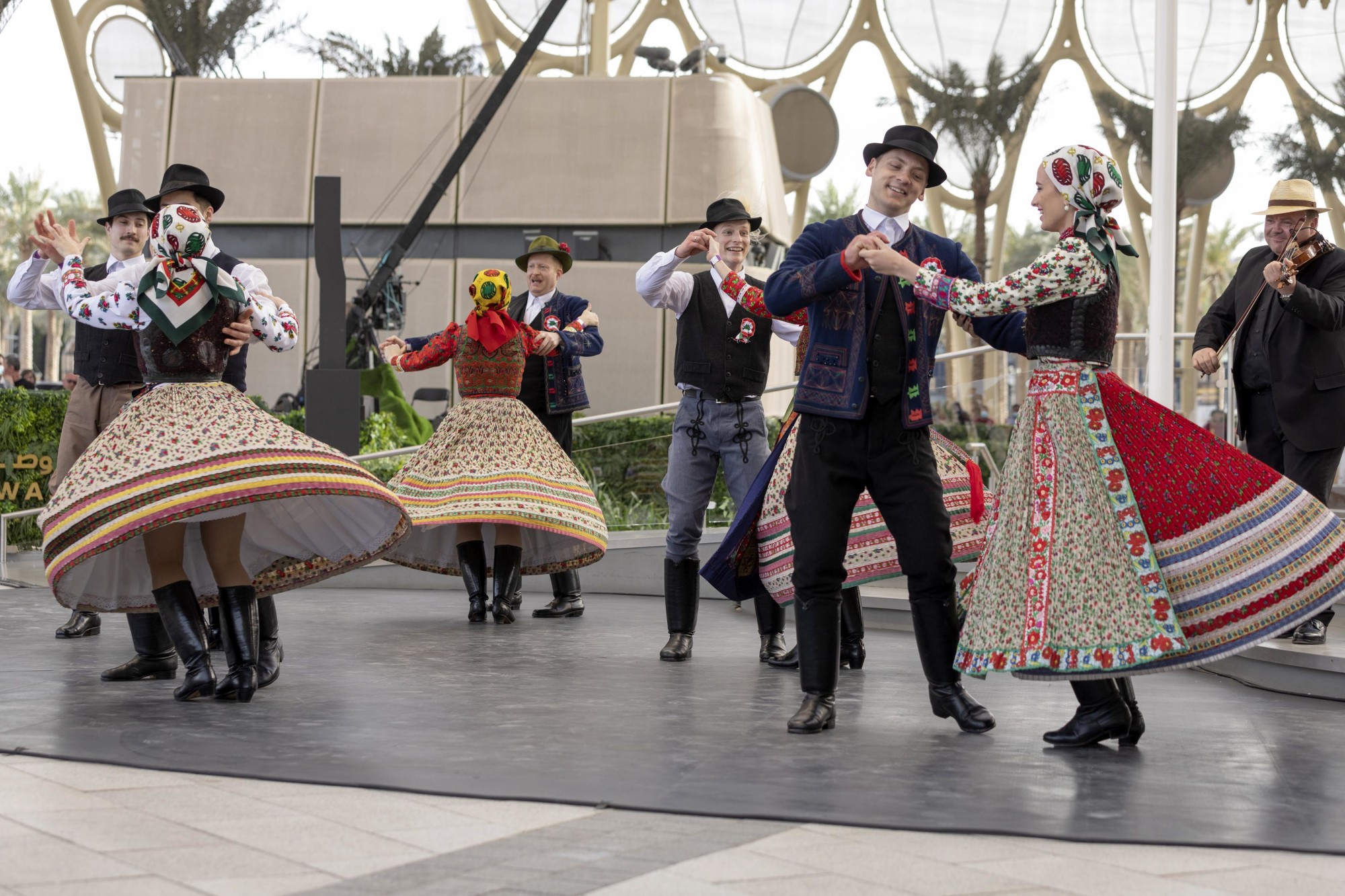 Cultural performance during the Hungary National Day Ceremony at Al Wasl m64919
