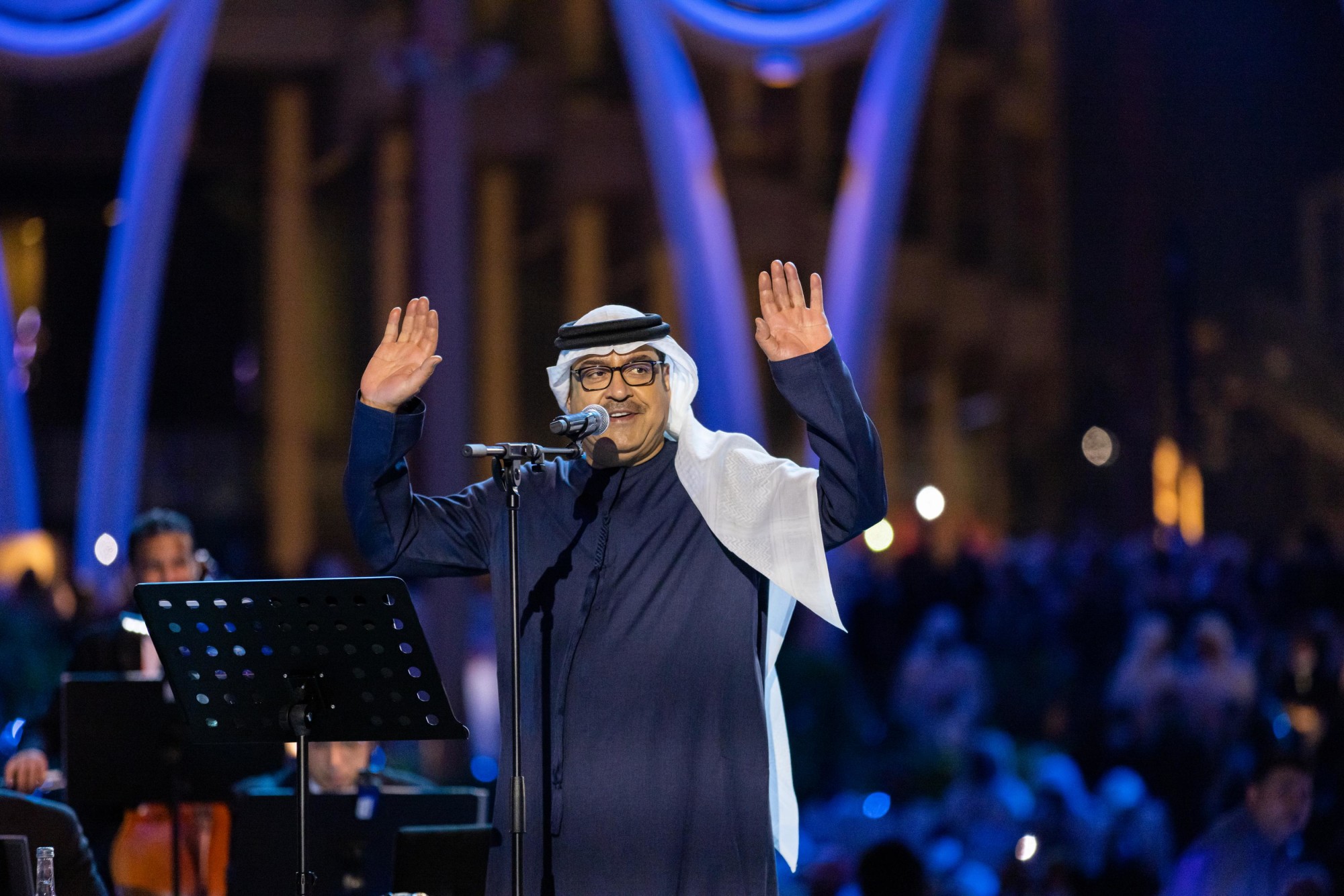 Infinite Nights Mehad Hamad performs on Al Wasl Stage m58620