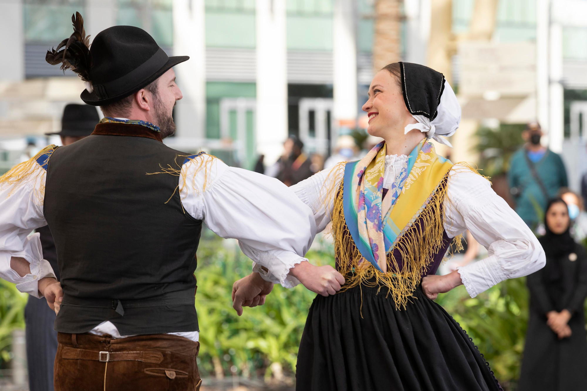 Cultural performance during the Slovenia National Day Ceremony at Al Wasl m44994