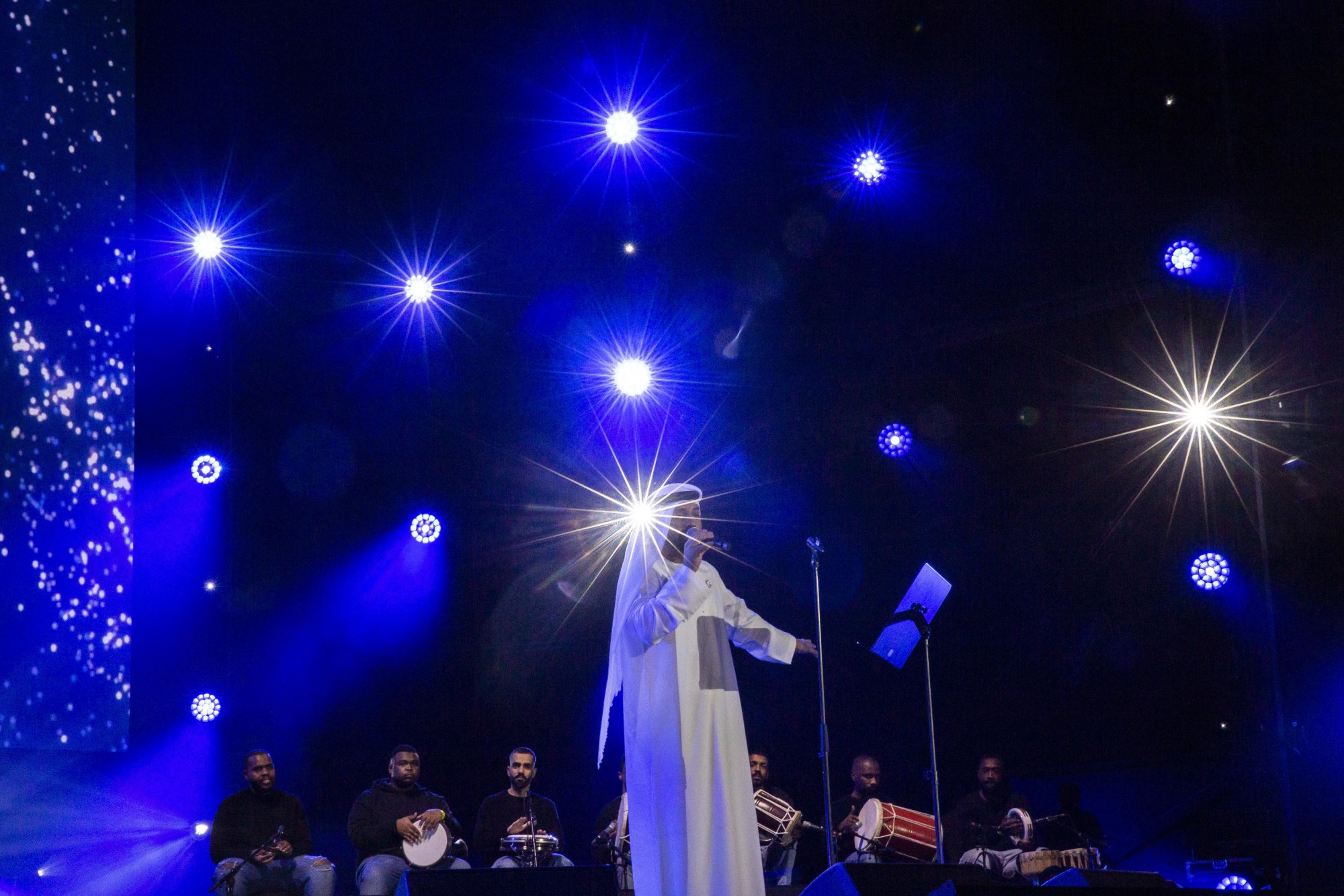 Mohamed Al-Shehhi performs at Jubilee Stage m16444