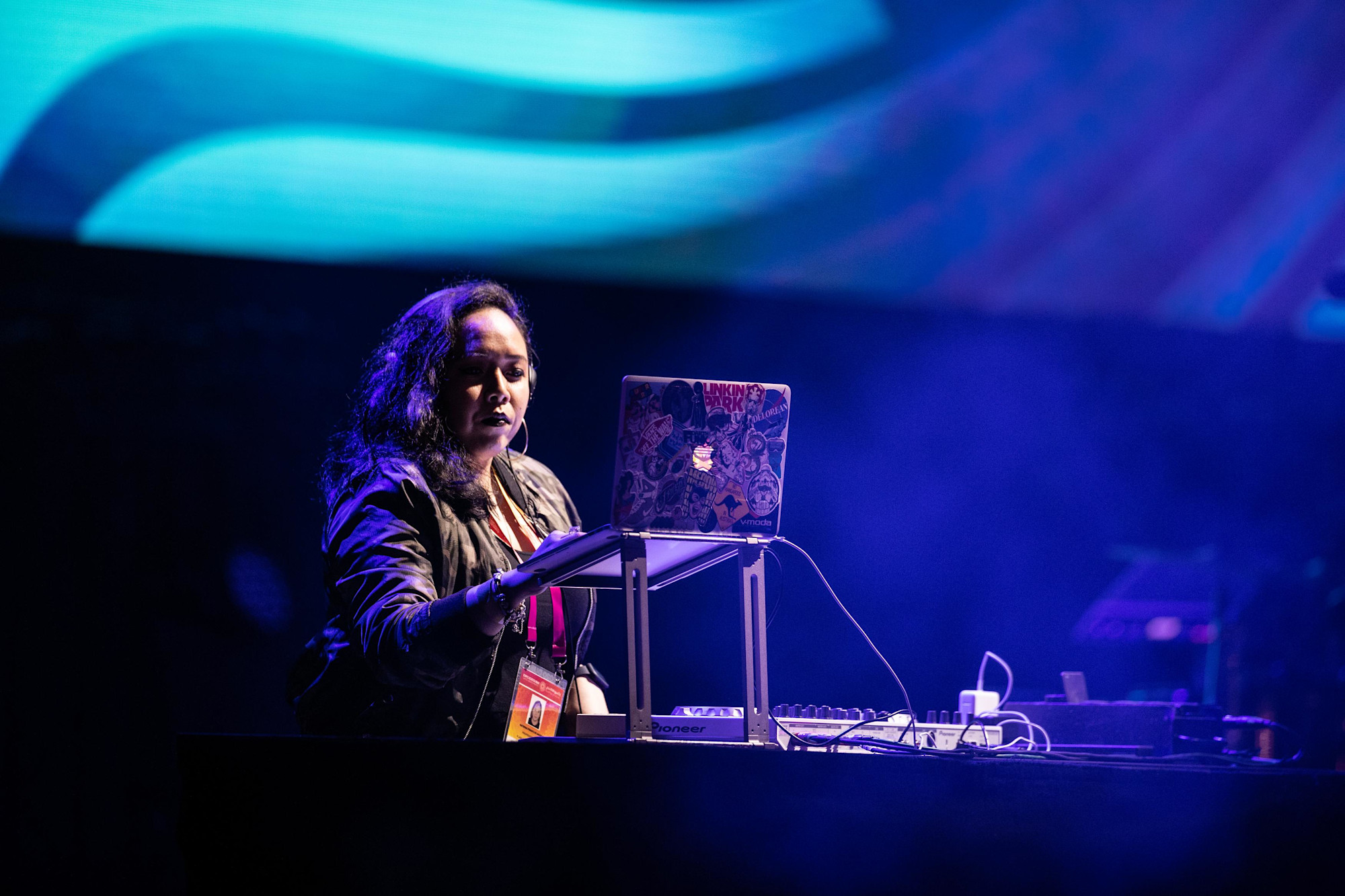 DJ Trina performs at Dubai Millennium Amphitheatre m24296