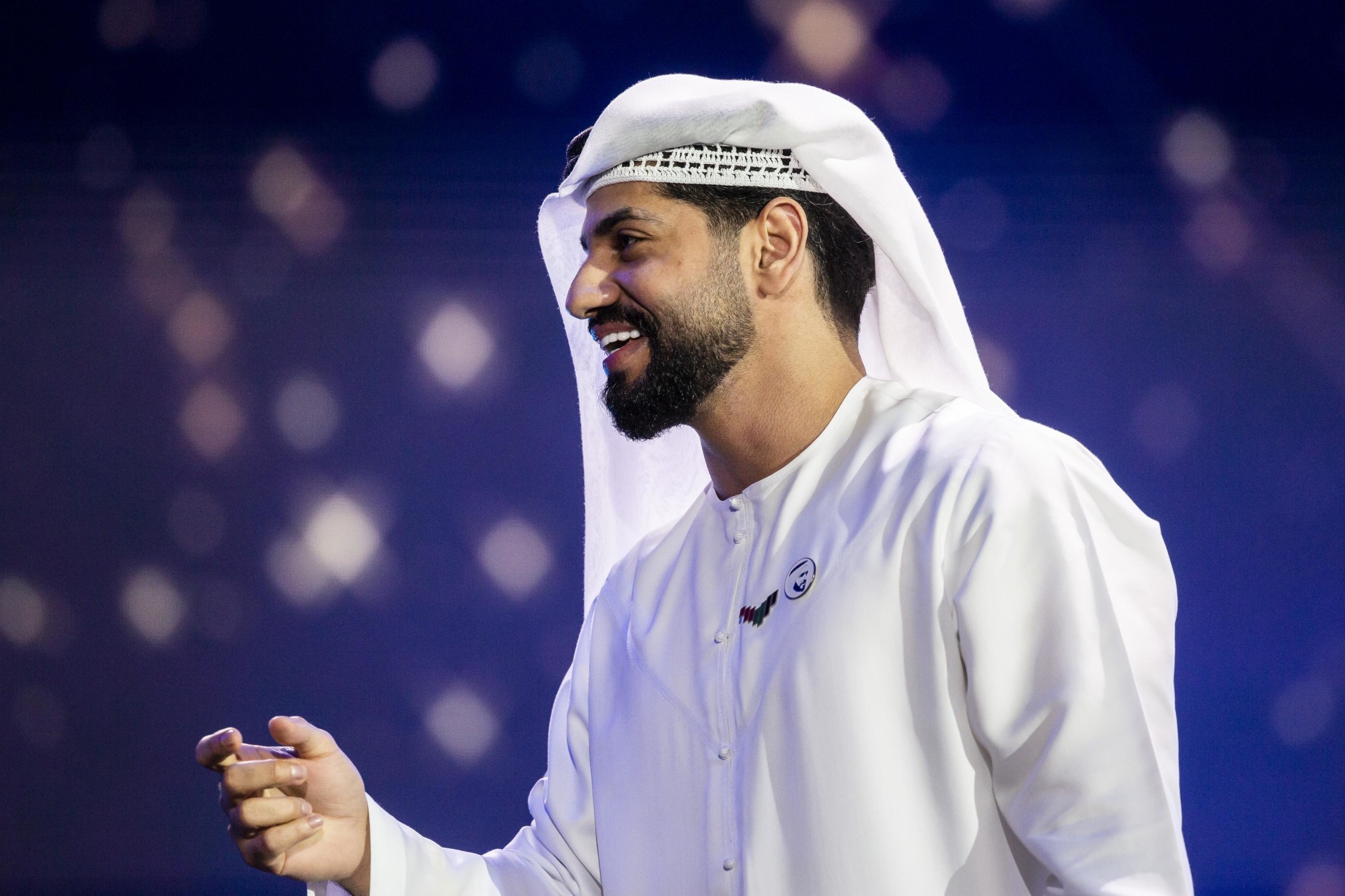 Mohamed Al-Shehhi performs at Jubilee Stage m16452
