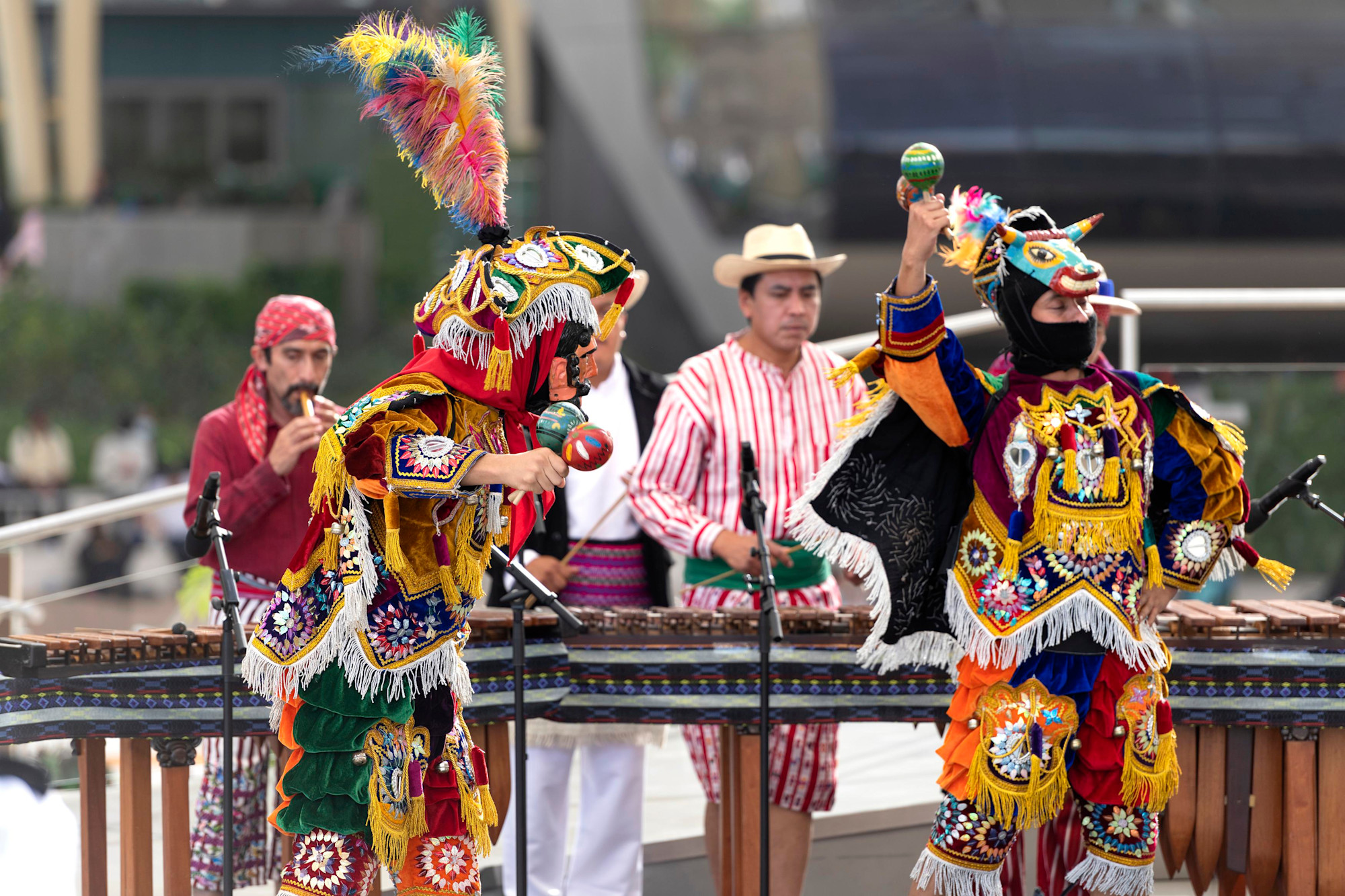 Cultural performance during the Guatemala National Day Ceremony at Al Wasl m68484