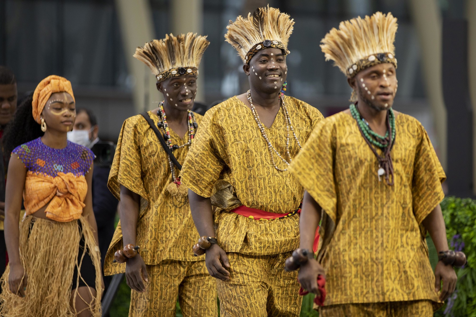 Cultural performance during Angola National Day Ceremony at Al Wasl m26295