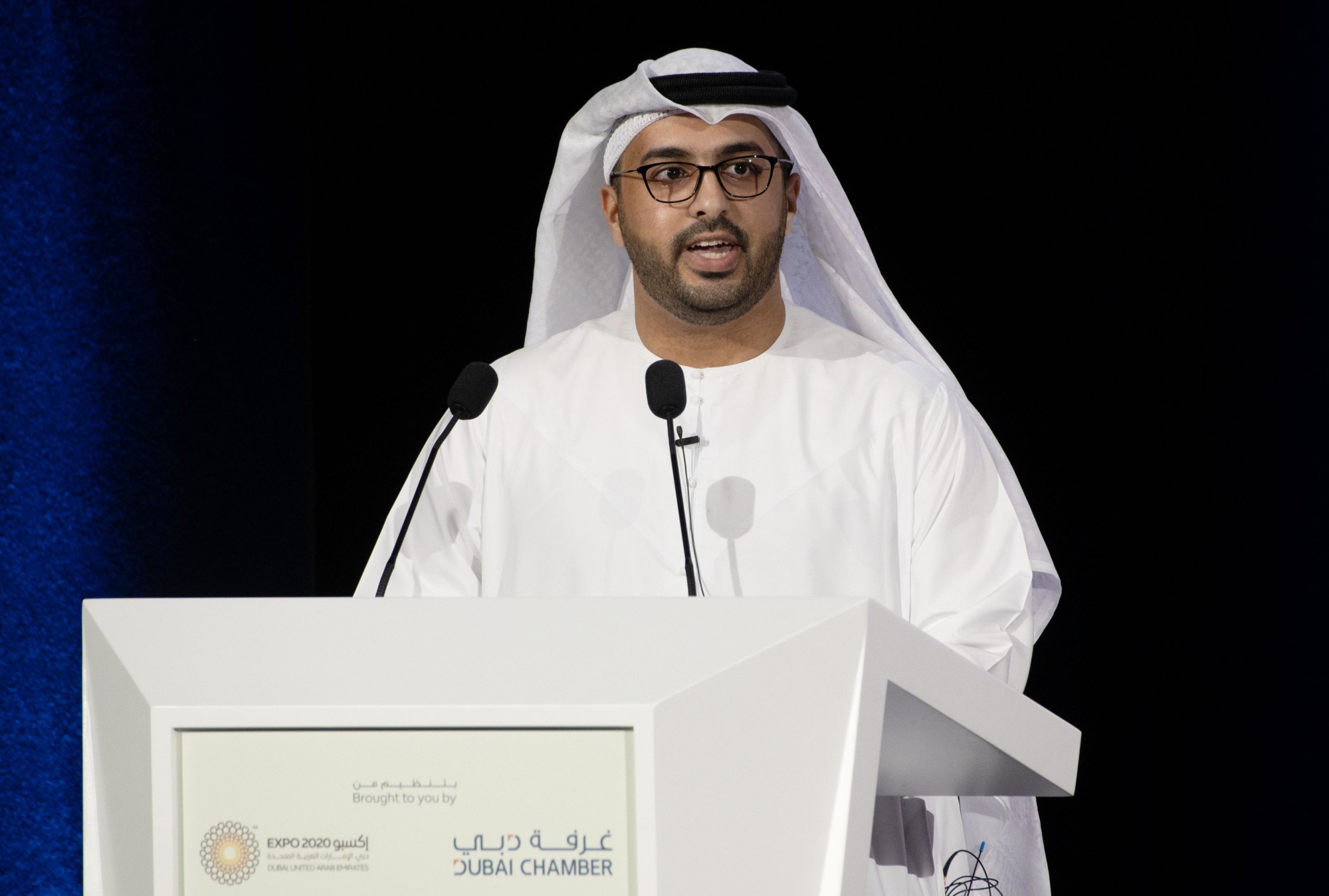 Ahmed AlDarei Space Technology Researcher UAE Space Agency during the Space Business Forum Web Image m5168