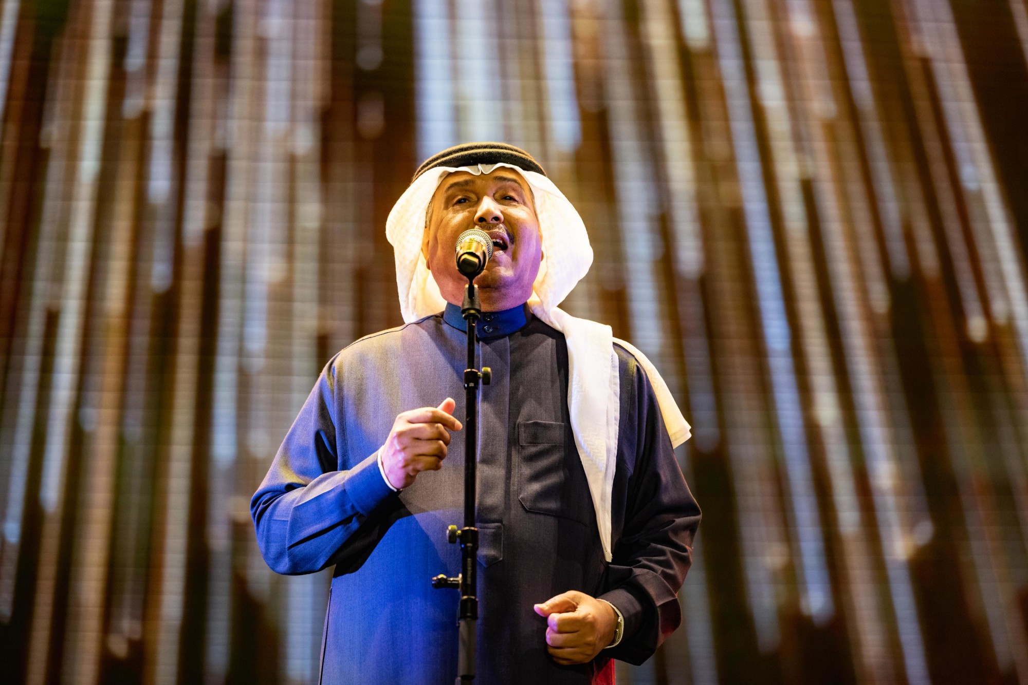 Mohammed Abdo performs at Jubilee Stage during the Kingdom of Saudi Arabia National Day m30563