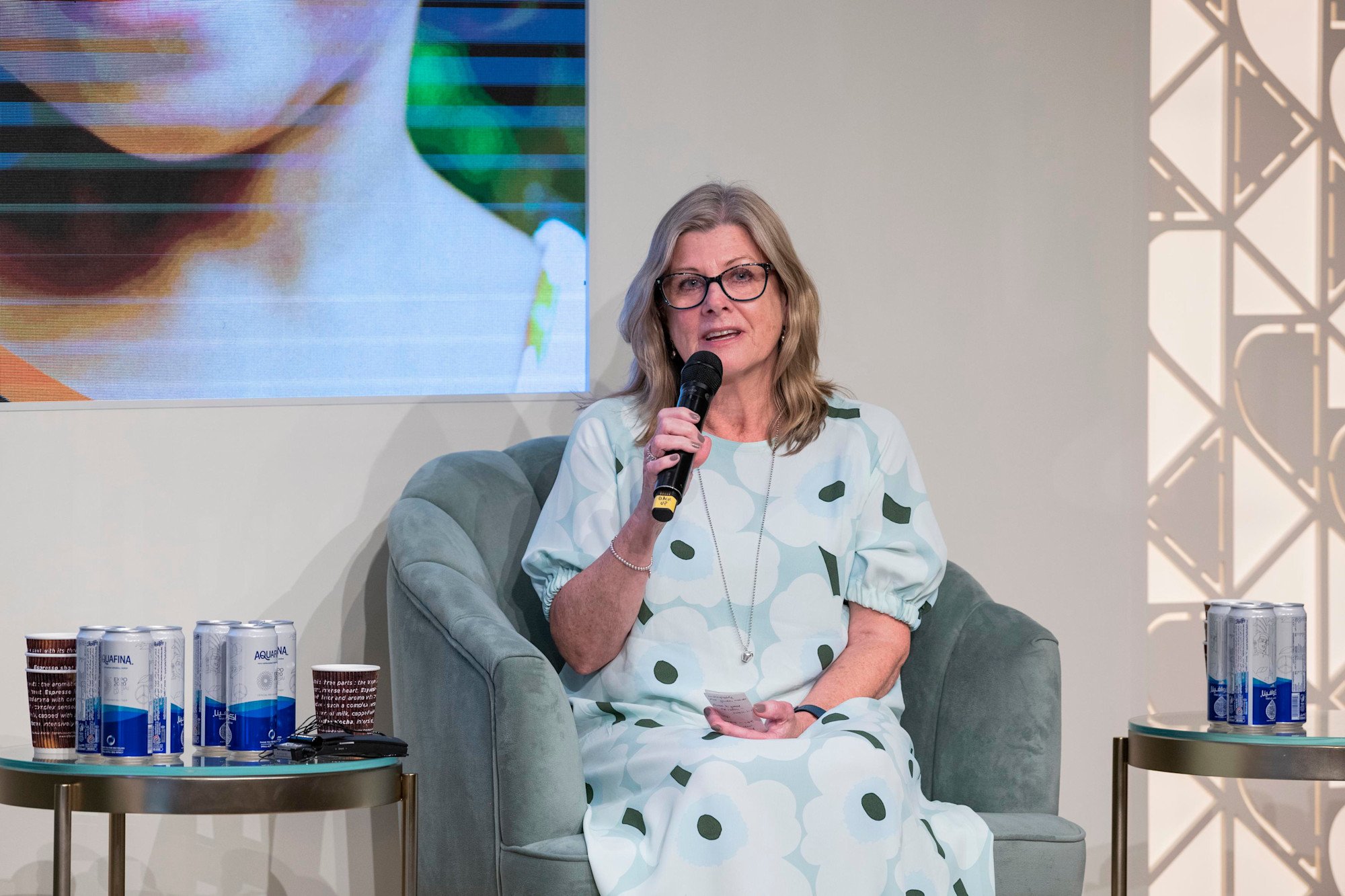 Jennifer Gersbeck, Global Advocacy Executive Director, The Fred Hollows Foundation speaks during the Outlier Series She Sees - Equal Right to Sight at Women-s Pavilion m58876