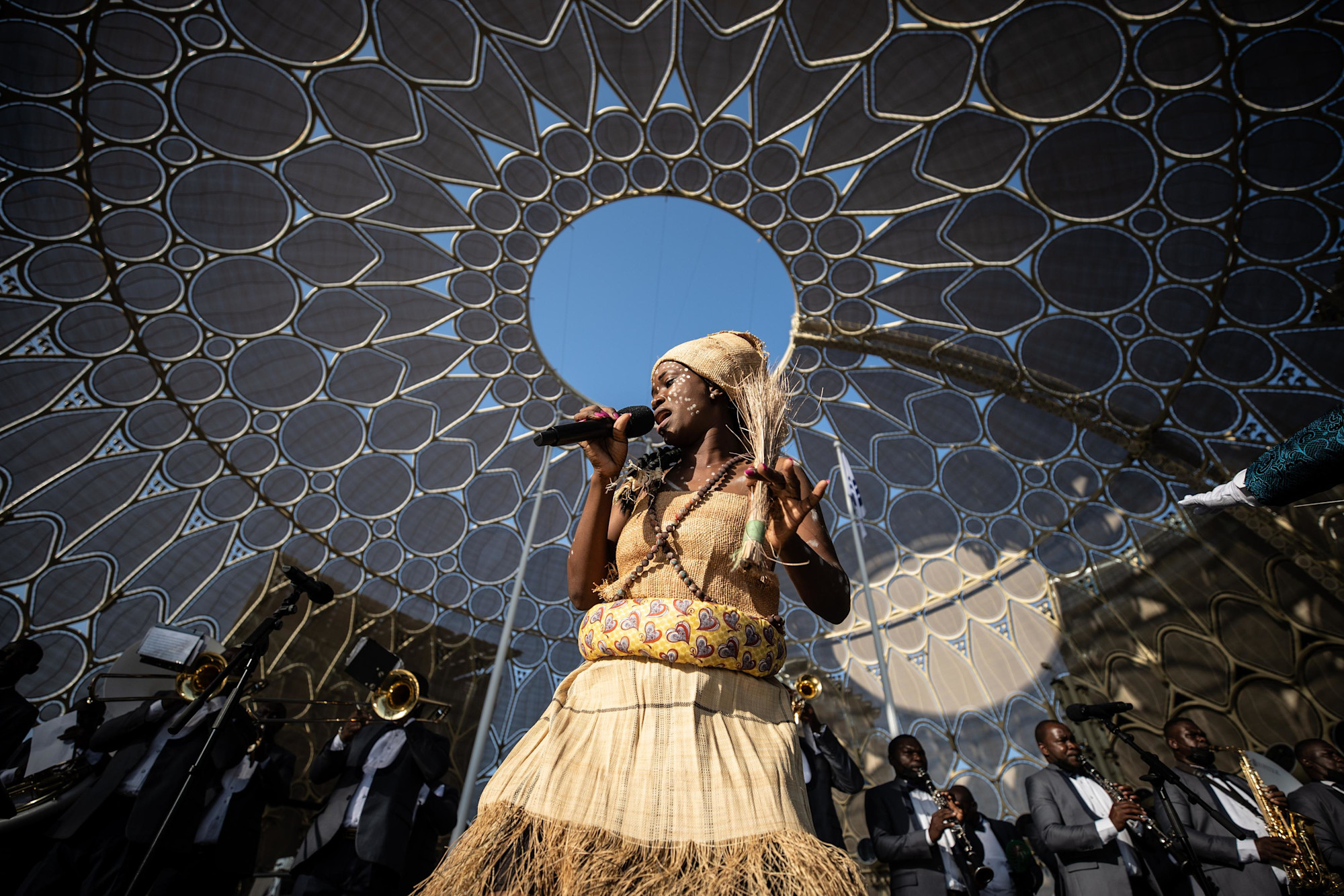 Cultural Performance during the Gabon National Day Ceremony at Al Wasl m17483