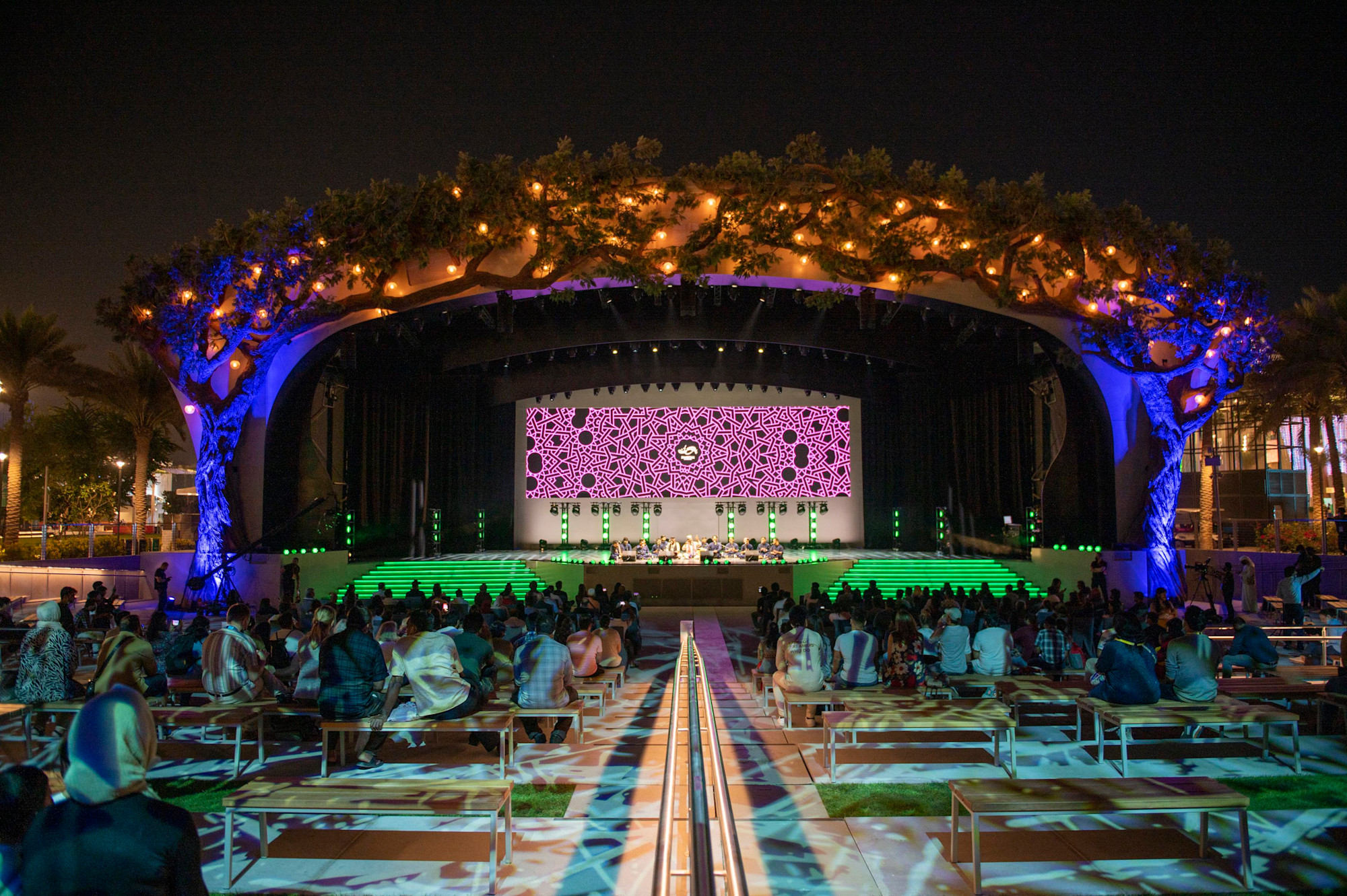 Musical Fusion by Fareed Ayaz and Abu Muhammad at Dubai Millennium Amphitheatre m12754