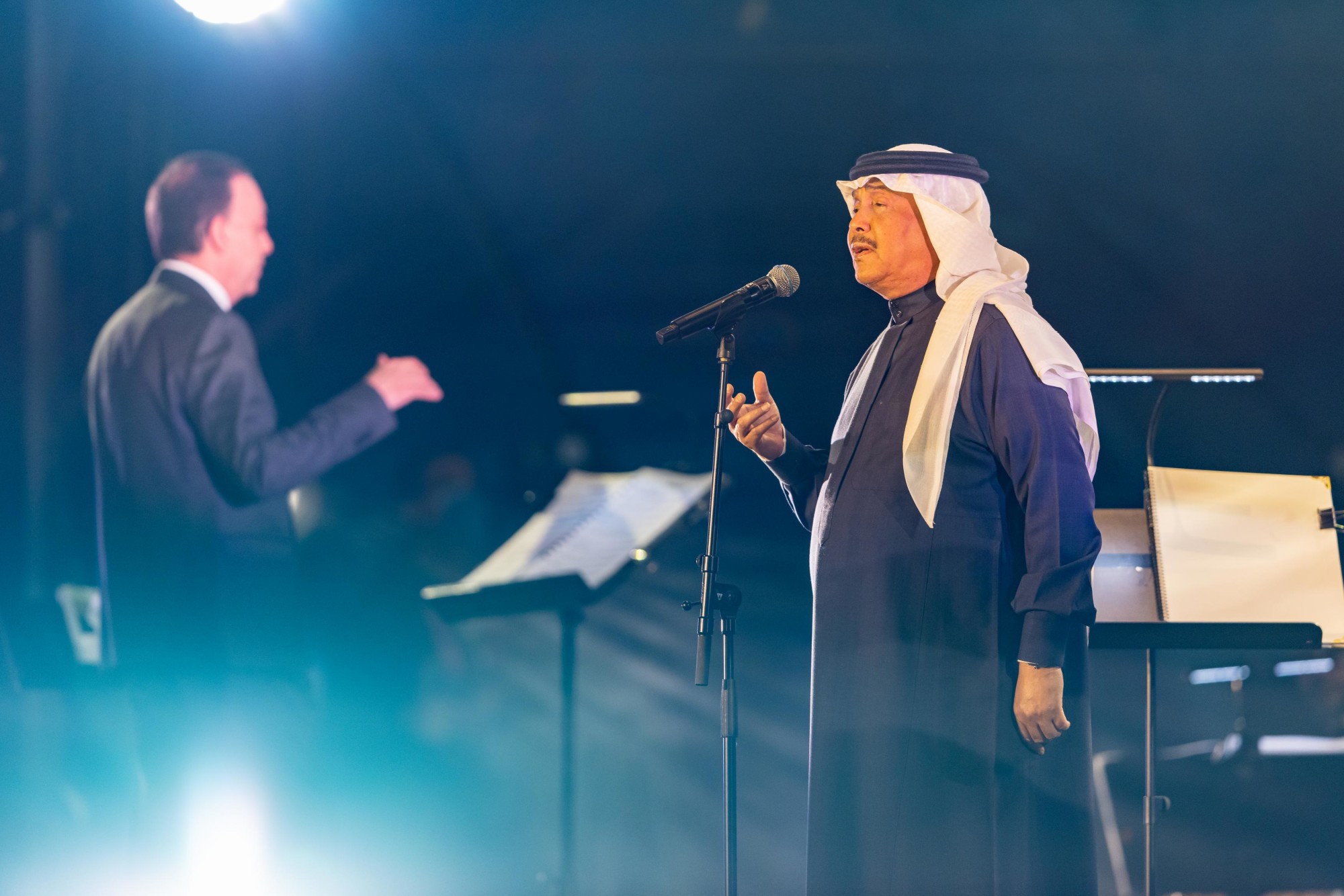 Mohammed Abdo performs at Jubilee Stage during the Kingdom of Saudi Arabia National Day m30543