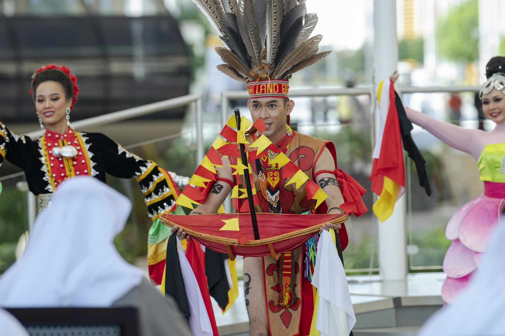 Cultural performance during Malaysia National Day Ceremony at Al Wasl m30619