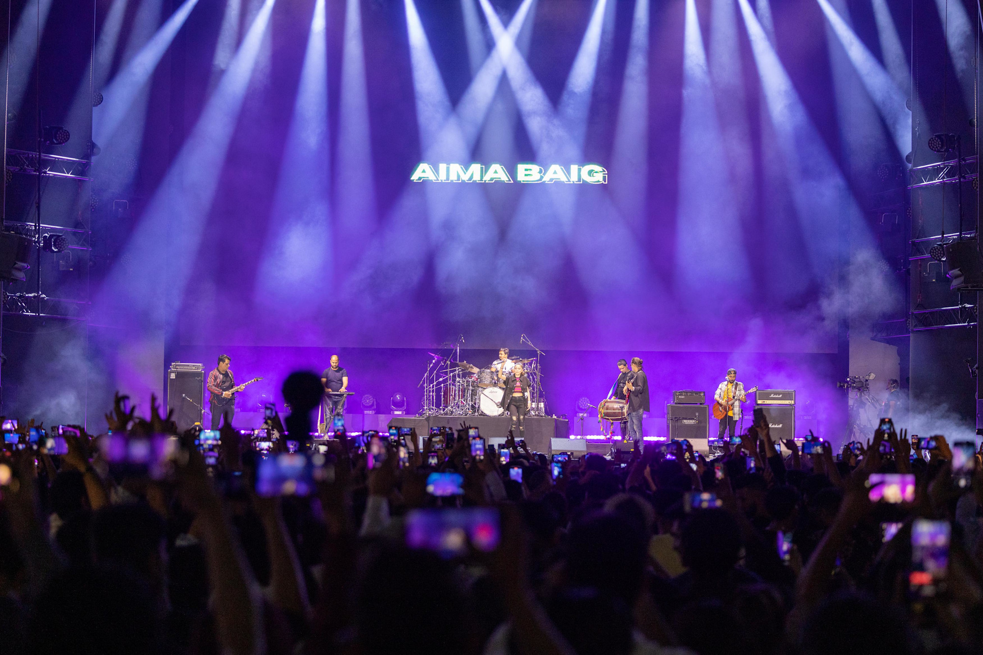 Aima Baig performs during the Land of Colours Concert at Jubilee Stage m68246