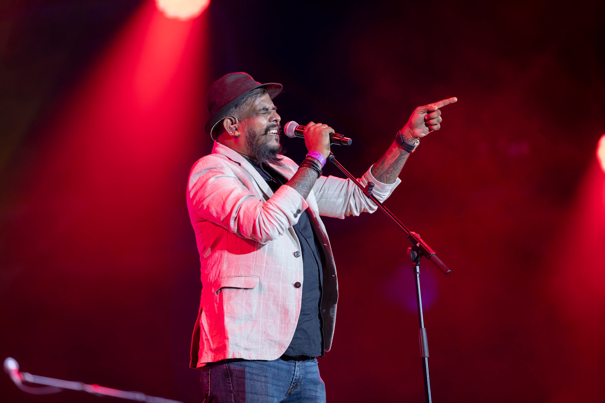 Harish Sivaramakrishnan performs during the HIT Music Festival at Jubilee Stage m36488