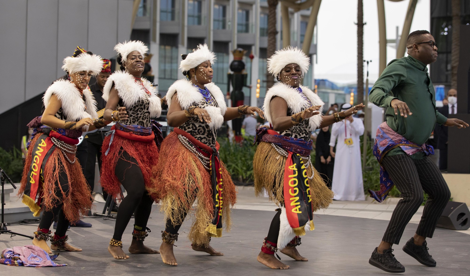 Cultural performance during Angola National Day Ceremony at Al Wasl m26305