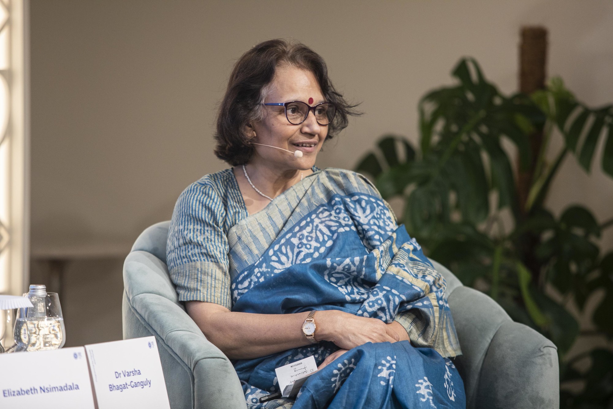 Dr Varsha Bhagat-Ganguly, Professor, Nirma University and Lal Bahadur Shastri Academy of Administration, India speaks during Women’s World Majlis From Farmer to Boss Lady Developing a gender-equitable agricultural sector at the Women-s P