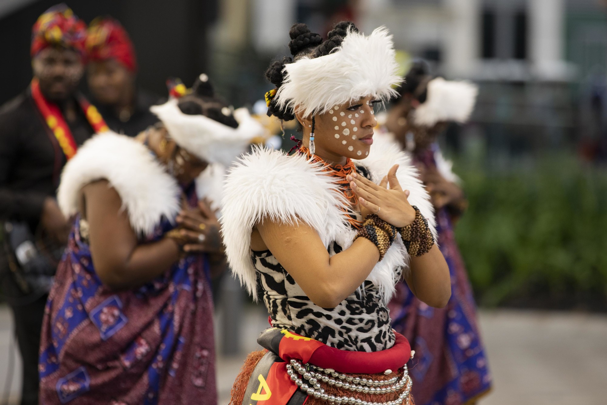 Cultural performance during Angola National Day Ceremony at Al Wasl m26303