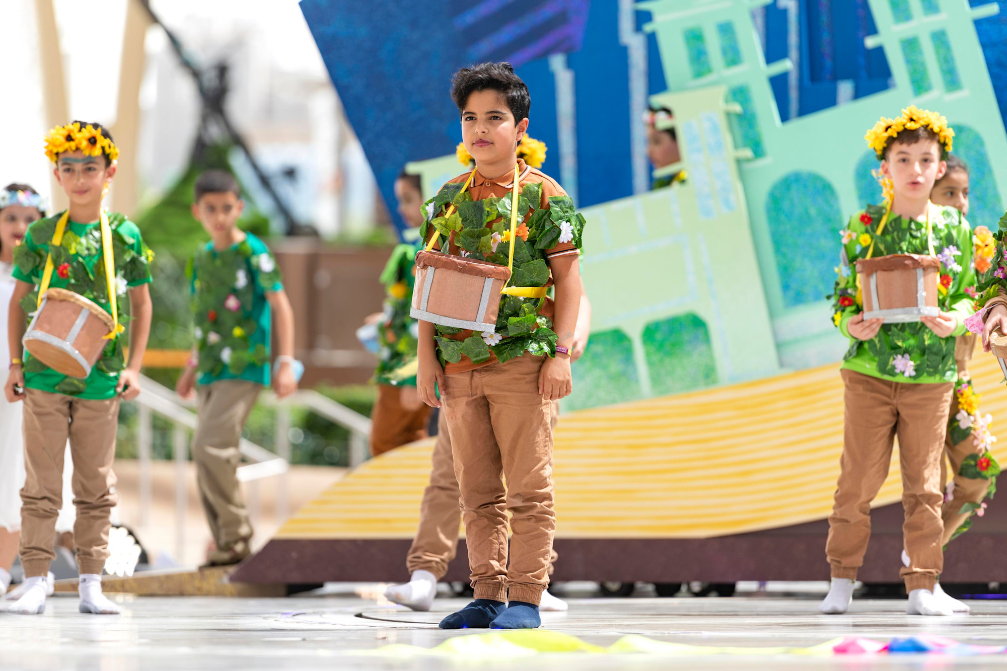 Al Adwa Private School, Al Ain perform during Expo Young Stars at Al Wasl m61594