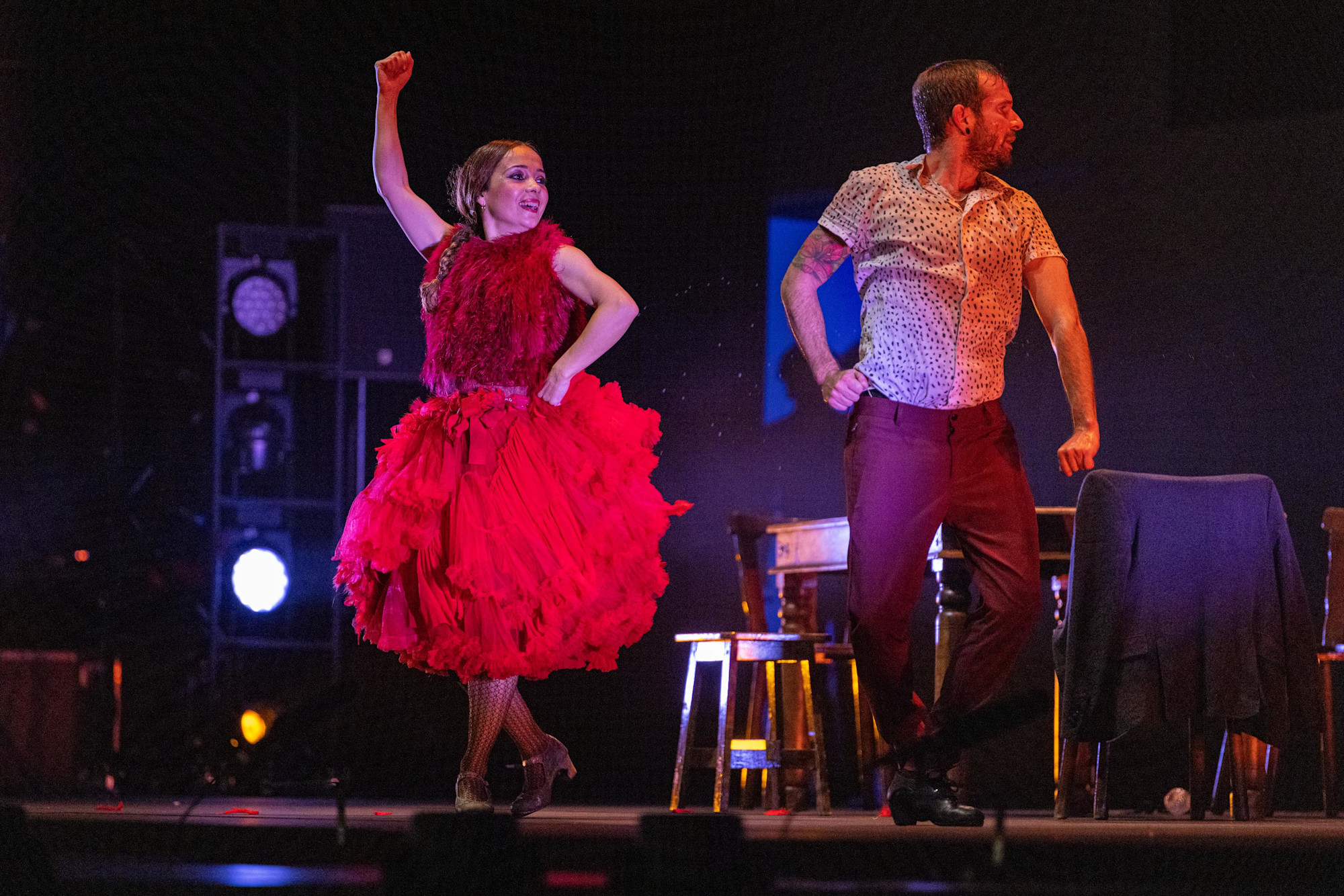 Olga Pericet Flamenco star performs at Dubai Millennium Amphitheatre - Al Forsan m6981