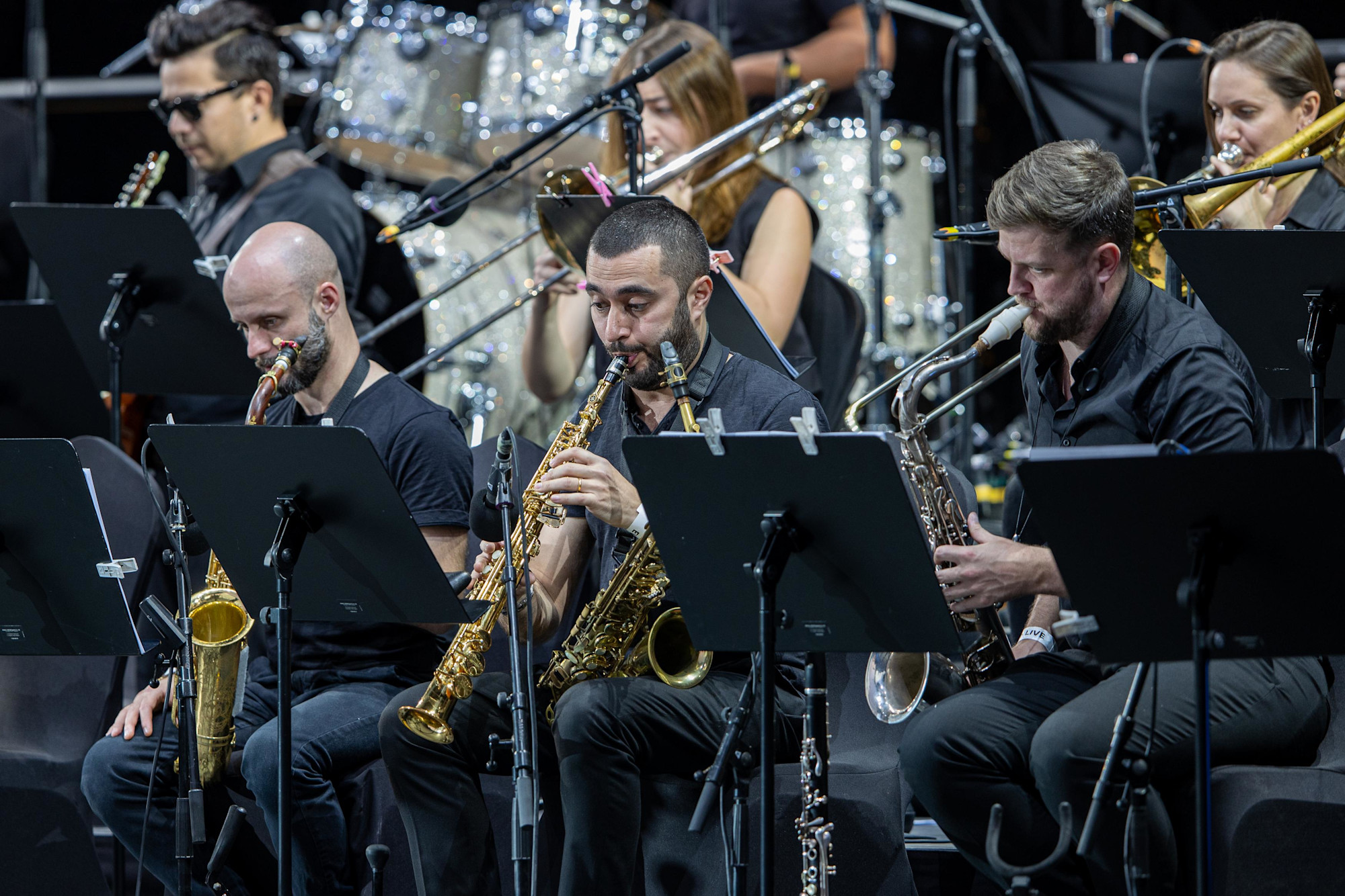 Sher Oston And His Orchestra -Treasure Of The World- perform at Dubai Millennium Amphitheatre m64061