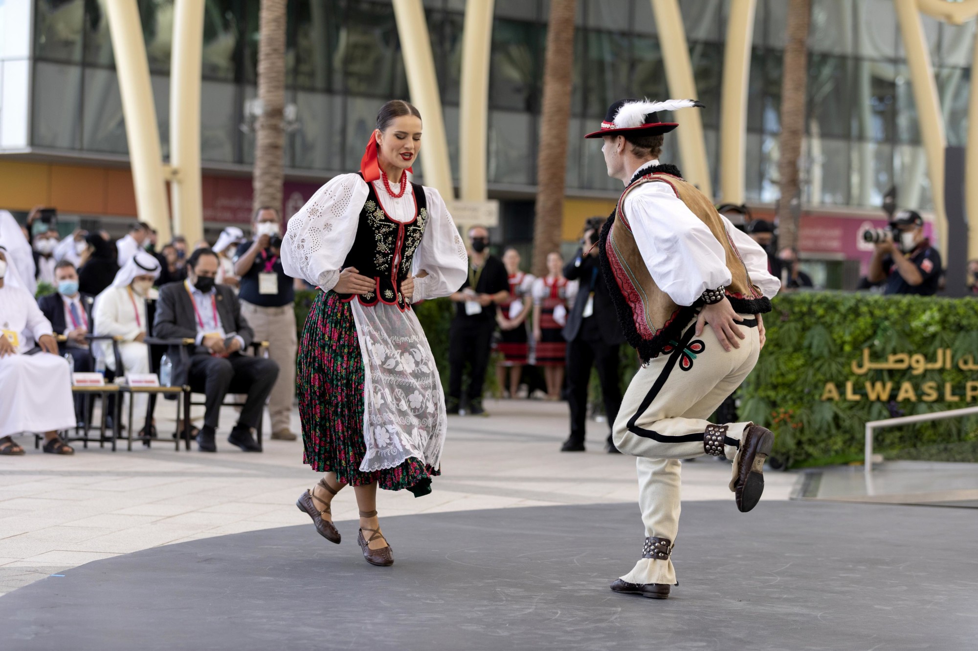 Cultural performers during the Slovakia National Day Ceremony at Al Wasl m38849