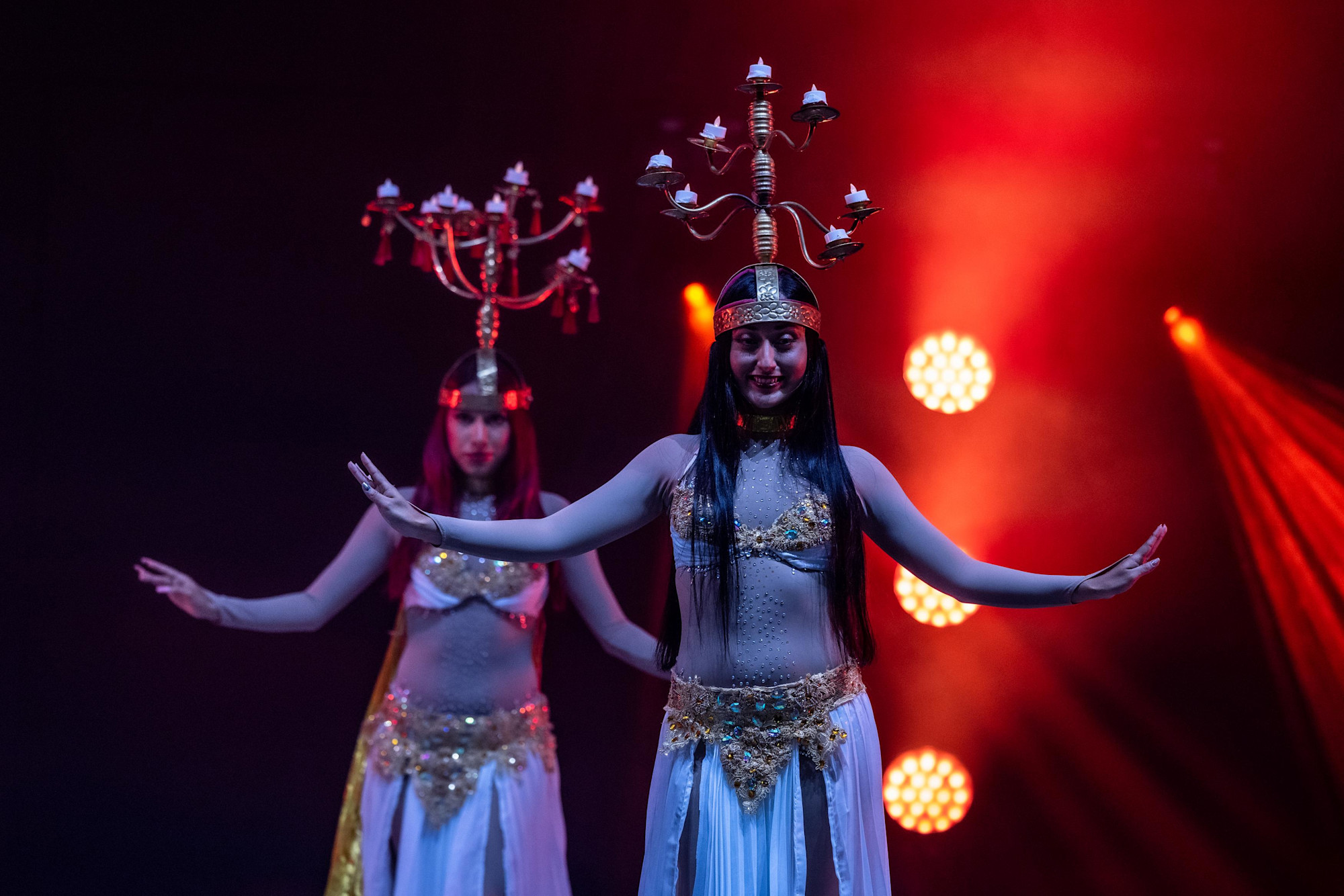 Antonina Canal Prem Shakti Company perform at Dubai Millennium Amphitheatre m32441