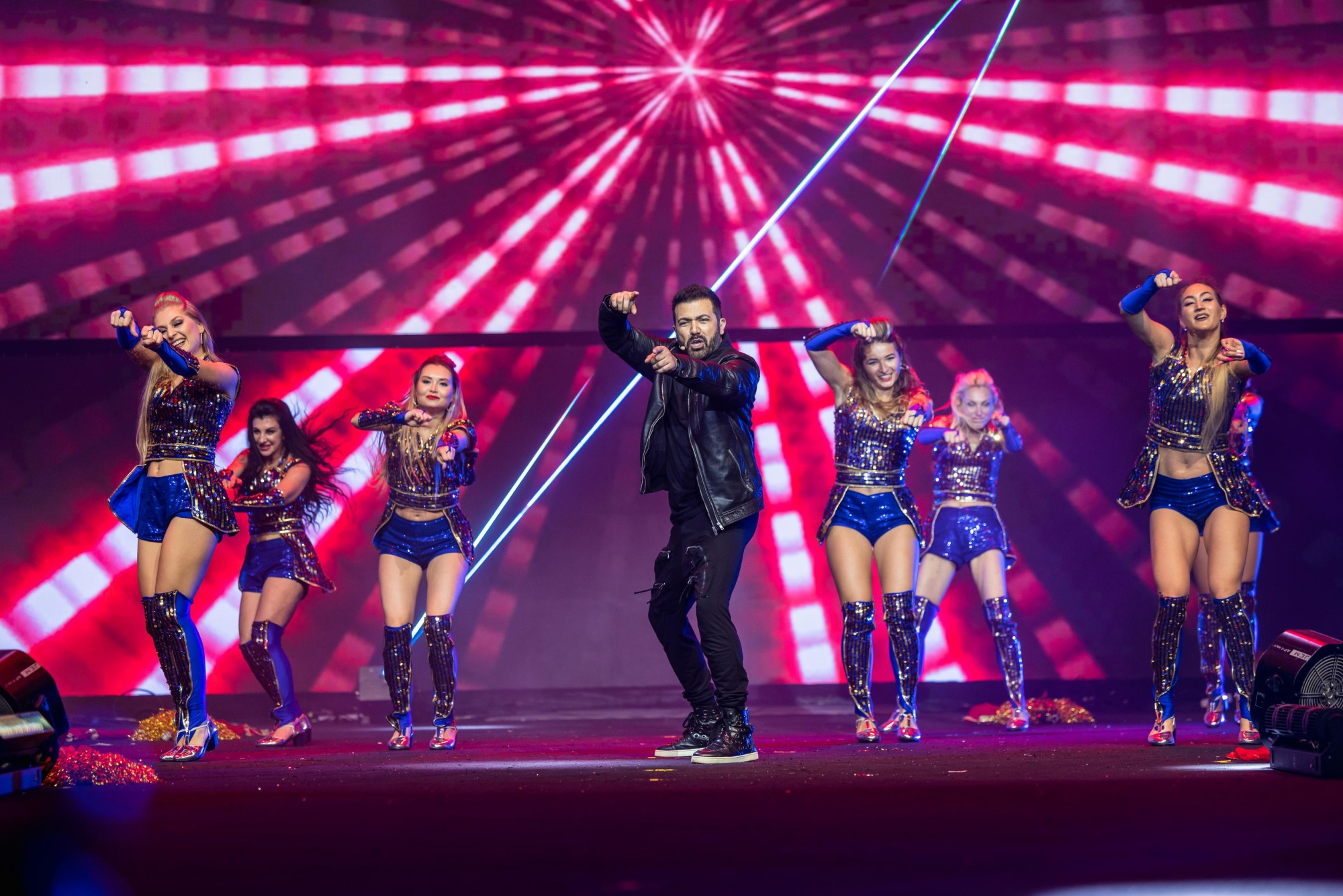Kamaal Khan performs during Da-Bangg, The Tour Re-Loaded performance at DEC Arena m55626