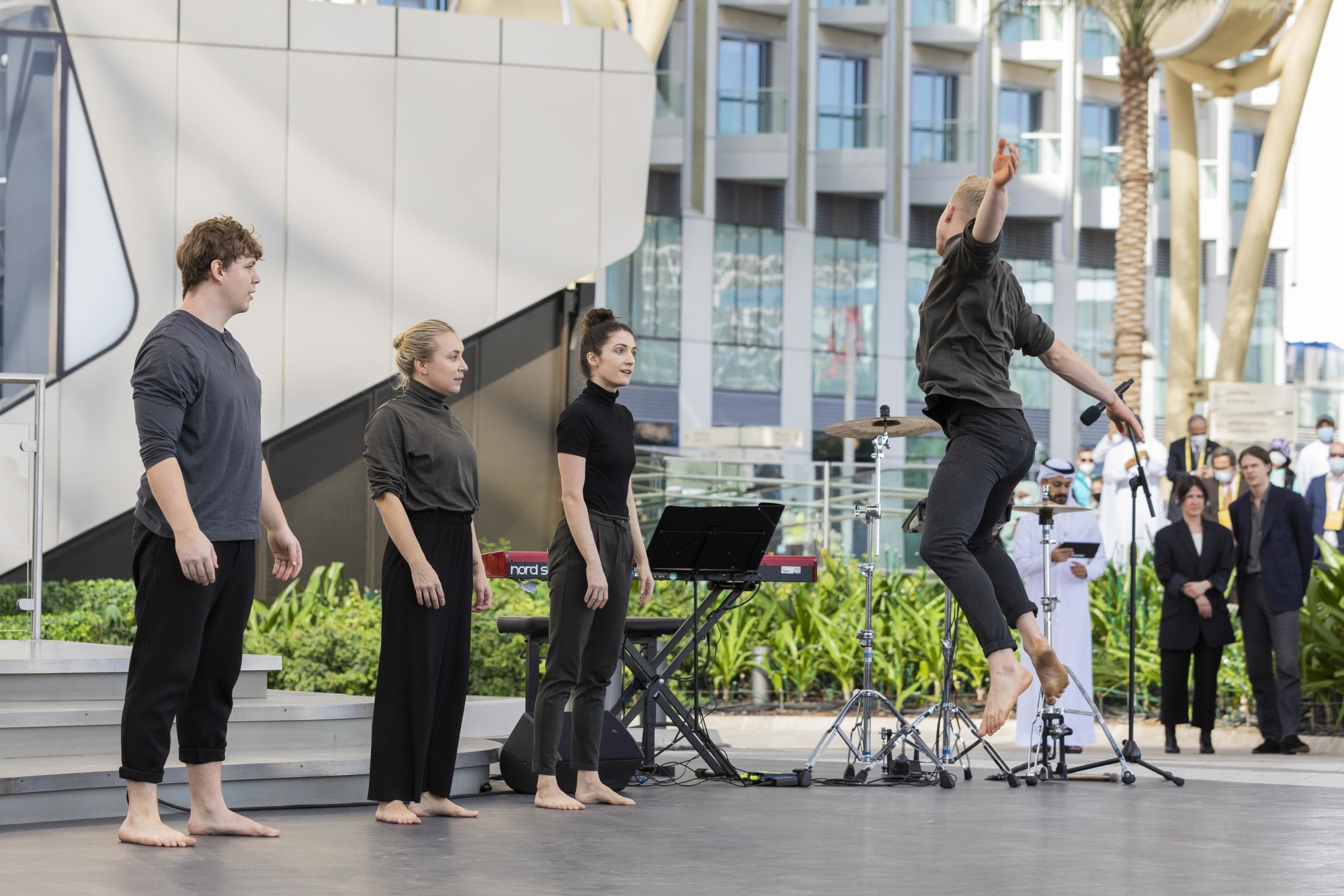 A cultural performance during the Sweden National Day Ceremony at Al Wasl m23247