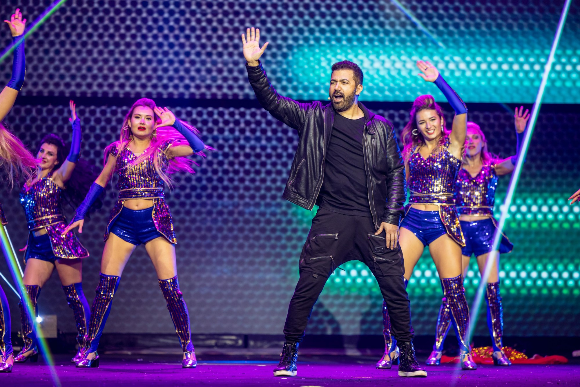 Kamaal Khan performs during Da-Bangg, The Tour Re-Loaded performance at DEC Arena m55625
