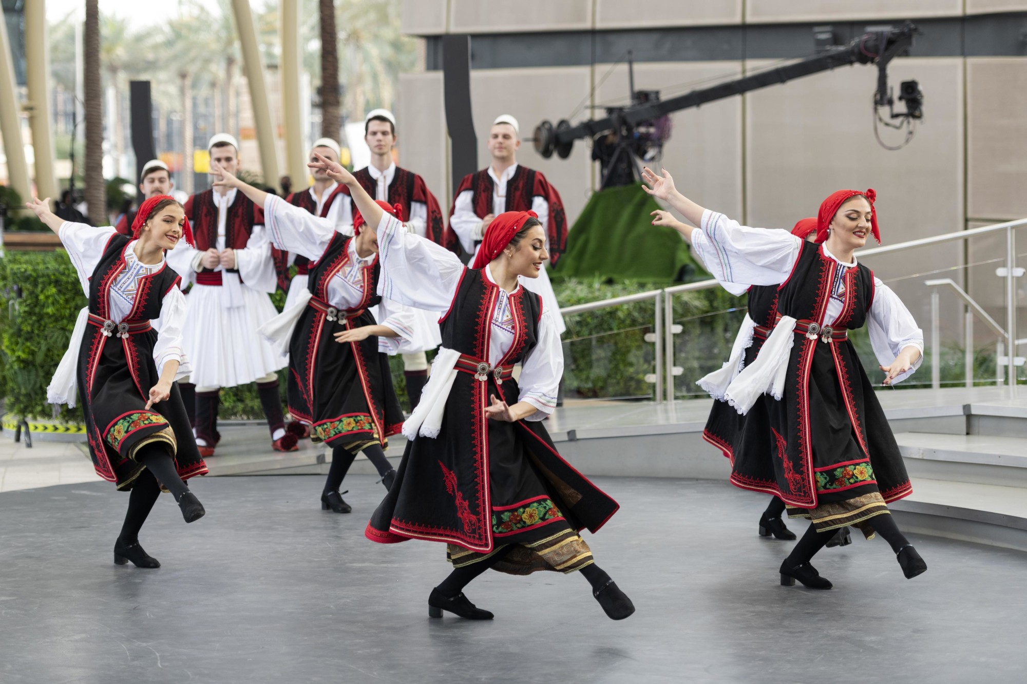 Cultural performance during the North Macedonia National Day Ceremony at Al Wasl m53604