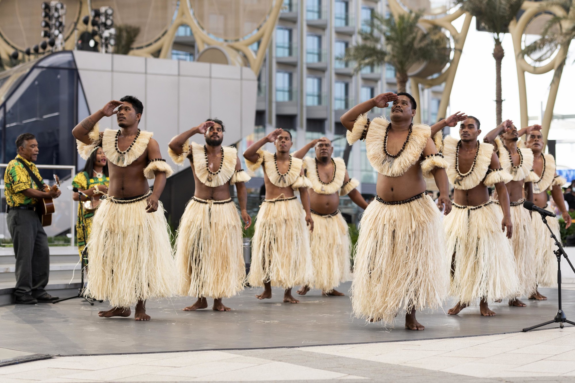 Cultural performance during the Marshall Islands National Day Ceremony at Al Wasl m69992