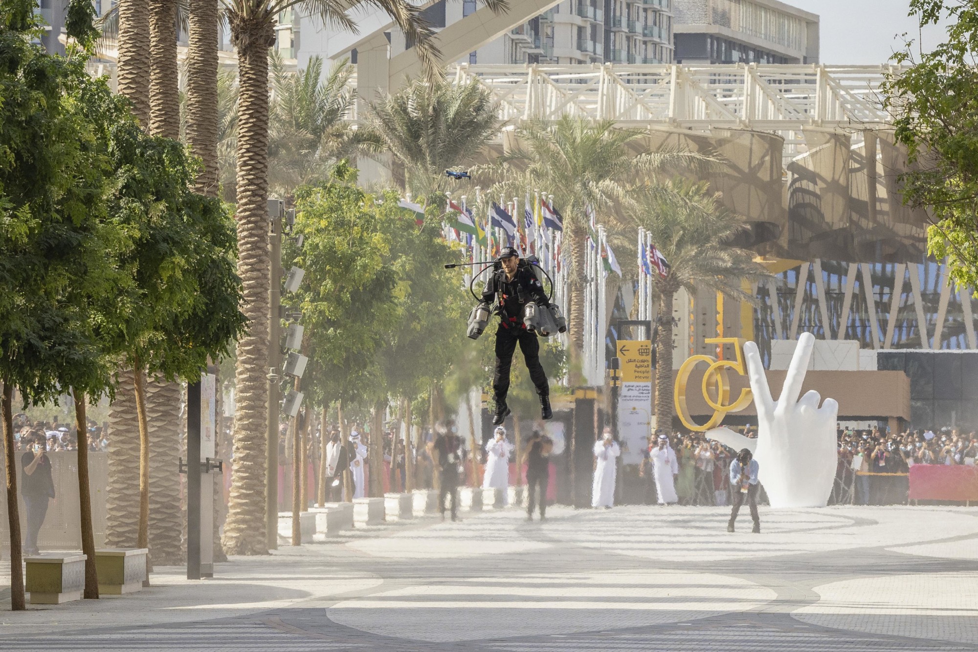 Gravity Man by Dubai Police at Al Wasl Avenue m15758