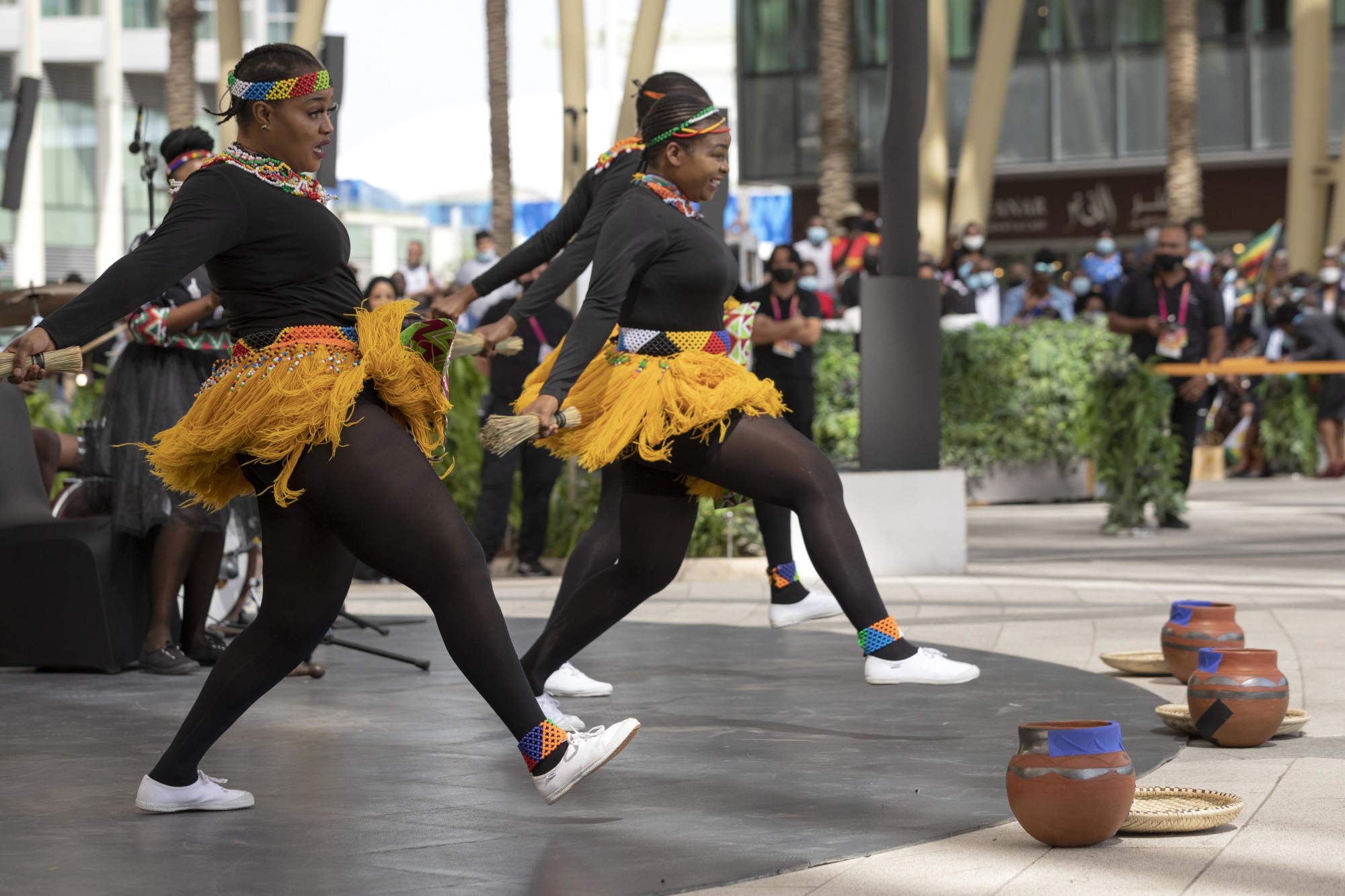 Cultural performance during the Zimbabwe National Day Ceremony at Al Wasl m62946