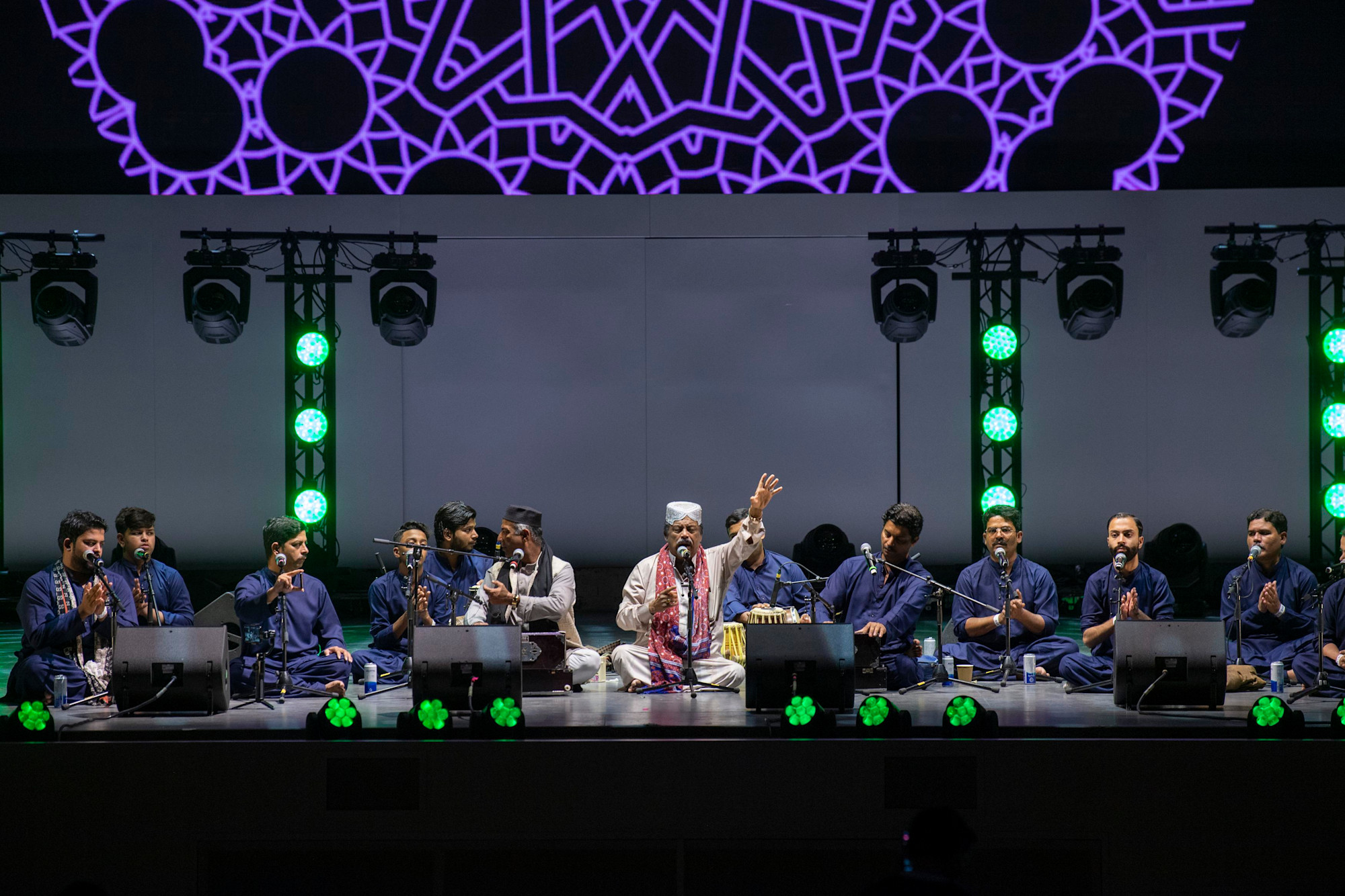 Musical Fusion by Fareed Ayaz and Abu Muhammad at Dubai Millennium Amphitheatre m12757