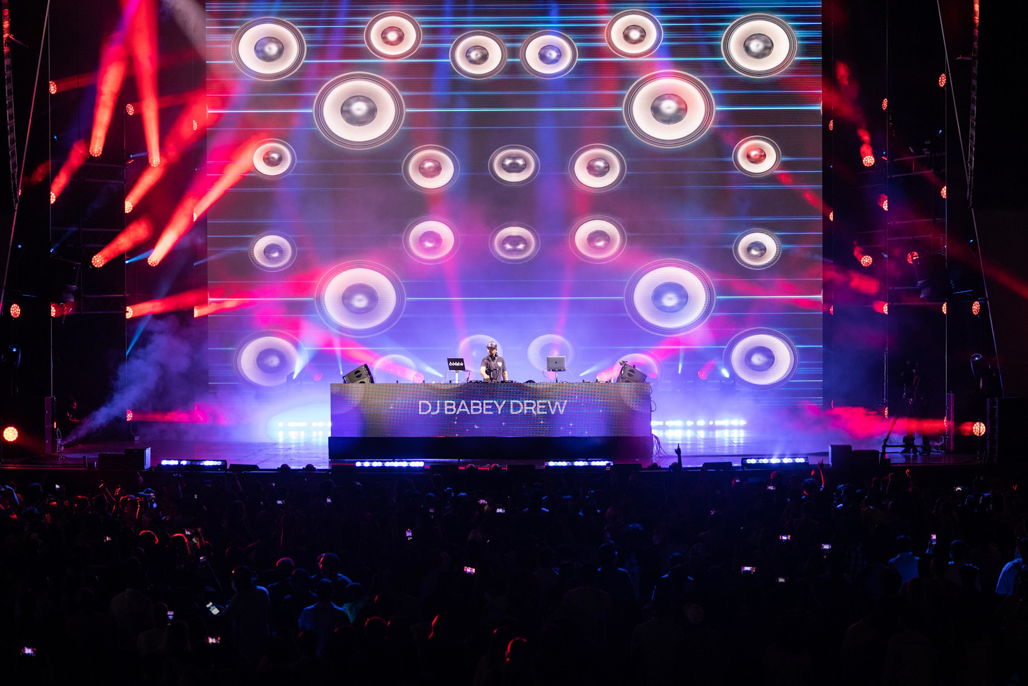 DJ Babey Drew performs during Late Nights at Expo in Jubilee Stage m7412